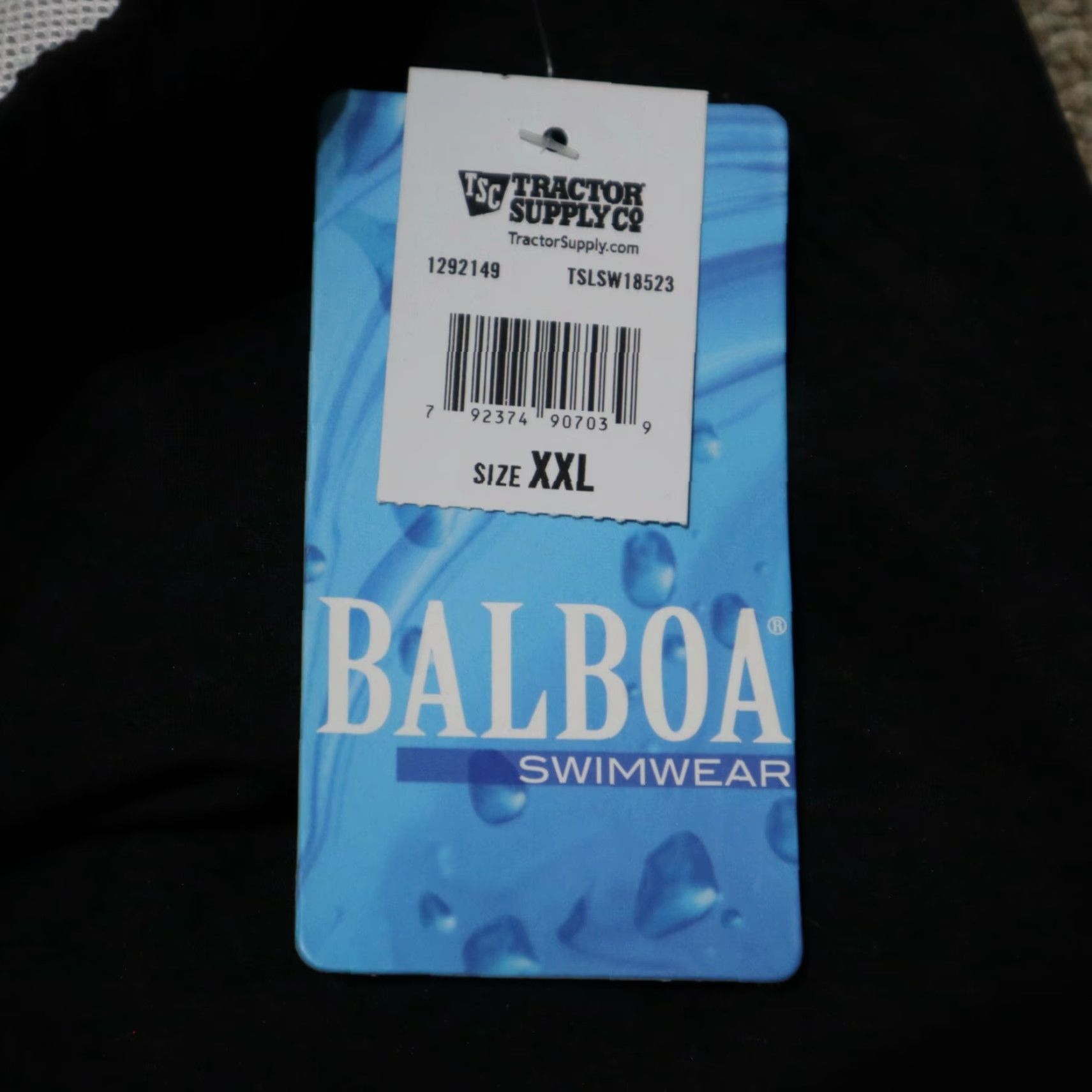 Vintage BALBOA Black Mens Surf Trunks Board Shorts With Pockets Geometric 2XL XXL 2XL Adult Regular Size US 39 - 4 Thumbnail