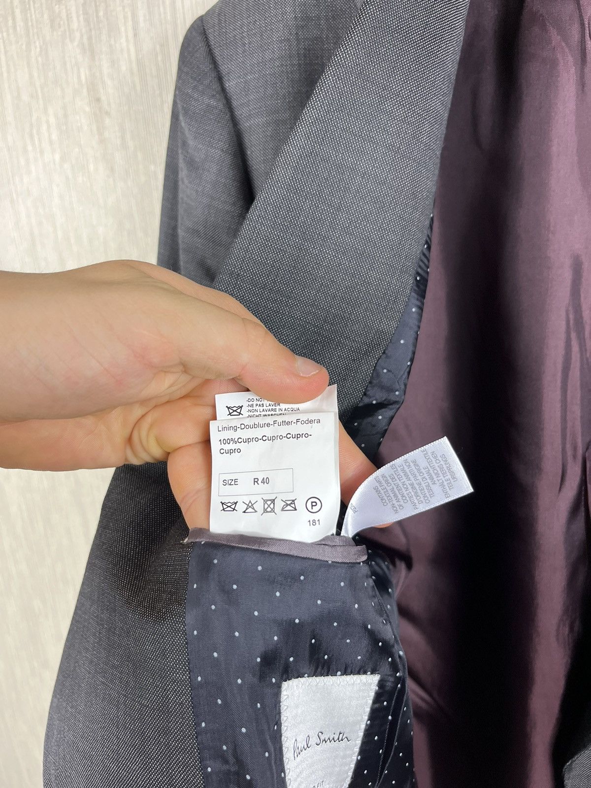Designer × Paul Smith Paul Smith Soho Fit blazer wool jacket casual designer Size 40R - 22 Thumbnail