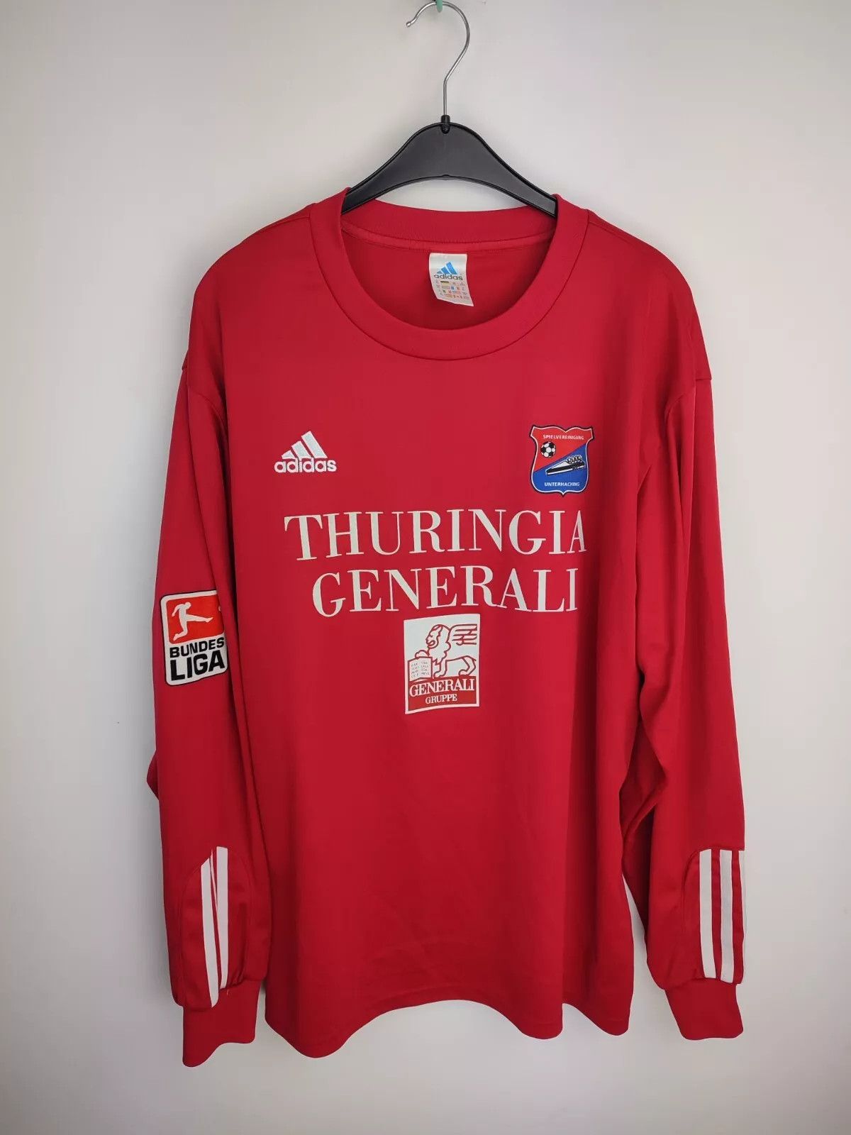 Adidas 2003-04 Spvgg Unterhaching #22 Majstorovic Matchwor Size US XL / EU 56 / 4 - 18 Thumbnail