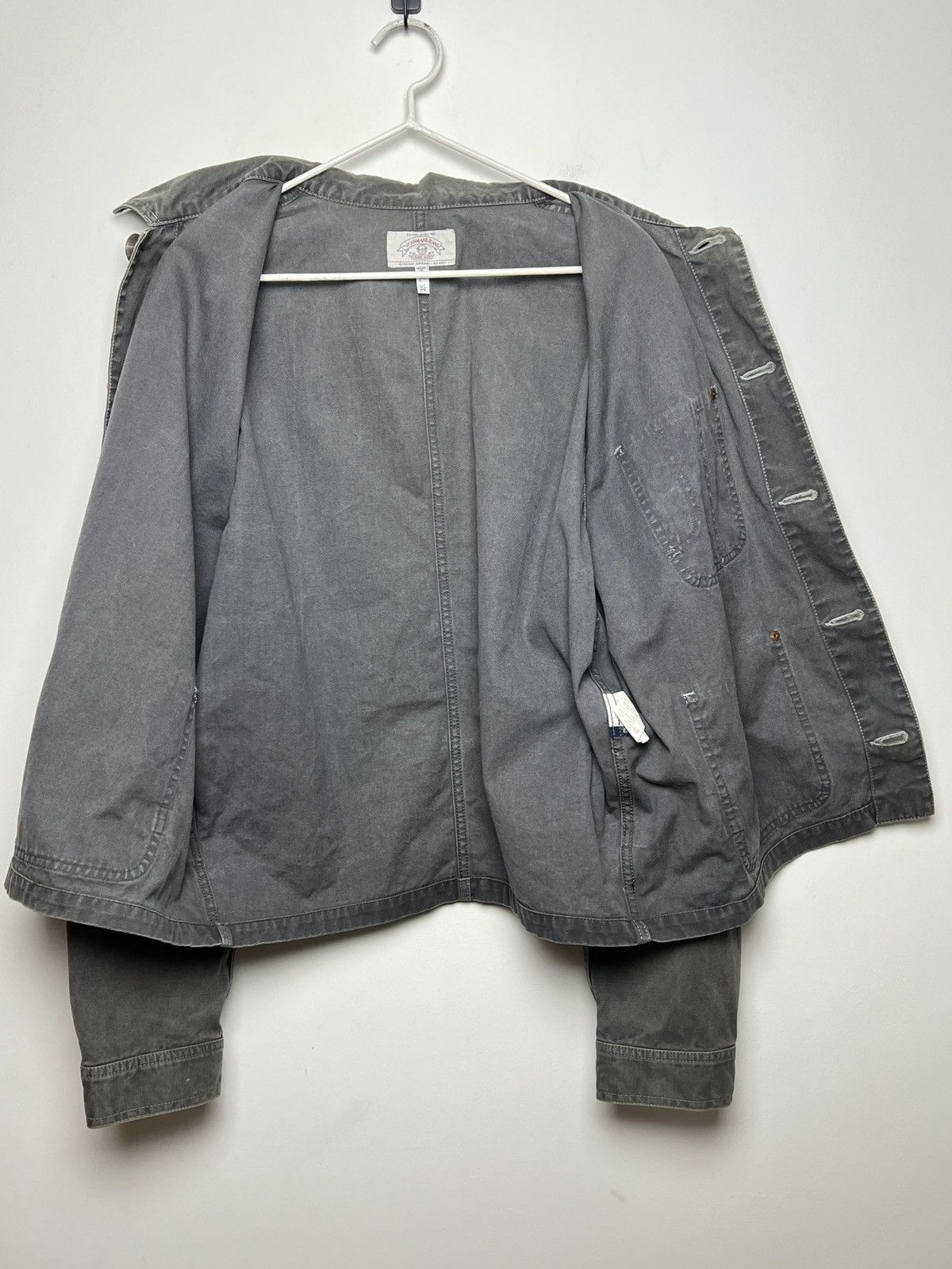 Giorgio Armani armani y2k archive faded work chore jacket Size US L / EU 52-54 / 3 - 14 Thumbnail