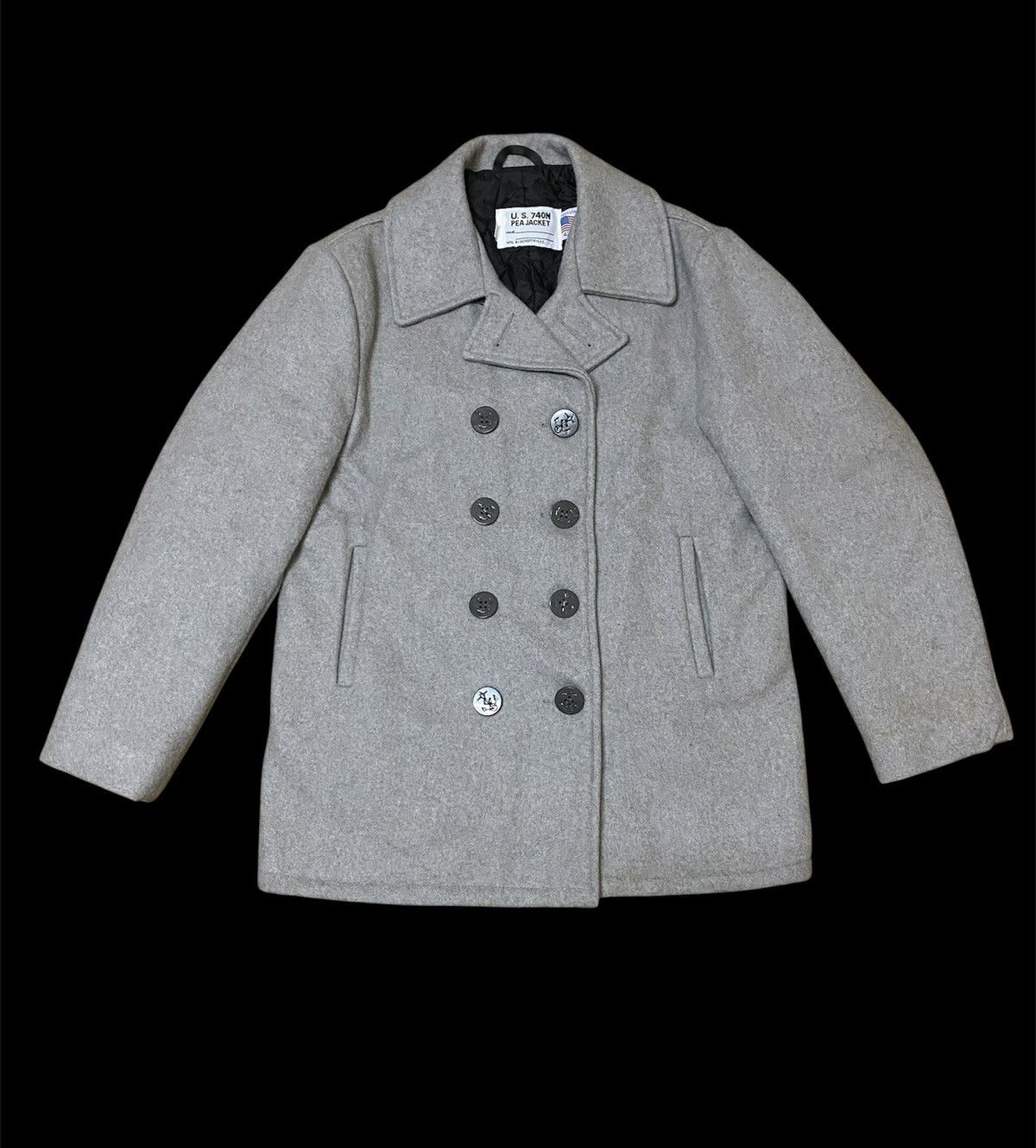 Schott ICONIC US 740N SCHOTT PEACOAT JACKET MADE IN USA SIZE 42 Size US L / EU 52-54 / 3 - 1 Thumbnail
