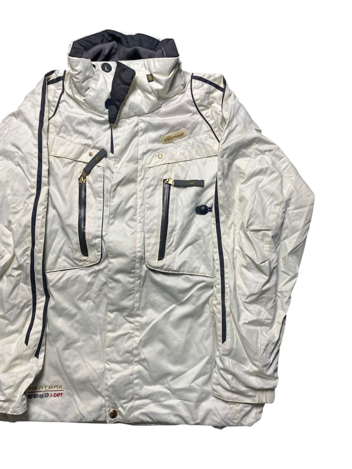 Ellesse VINTAGE ELLESSE HEATMAX JACKET ZIPPER TACTICAL Size US M / EU 48-50 / 2 - 3 Thumbnail