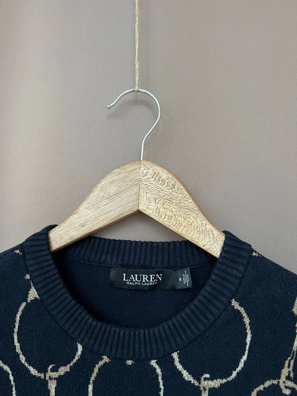 Lauren Ralph Lauren Ralph Lauren Black Label Chain Pattern Sweater Womens Size M Size M / US 6-8 / IT 42-44 - 9 Thumbnail
