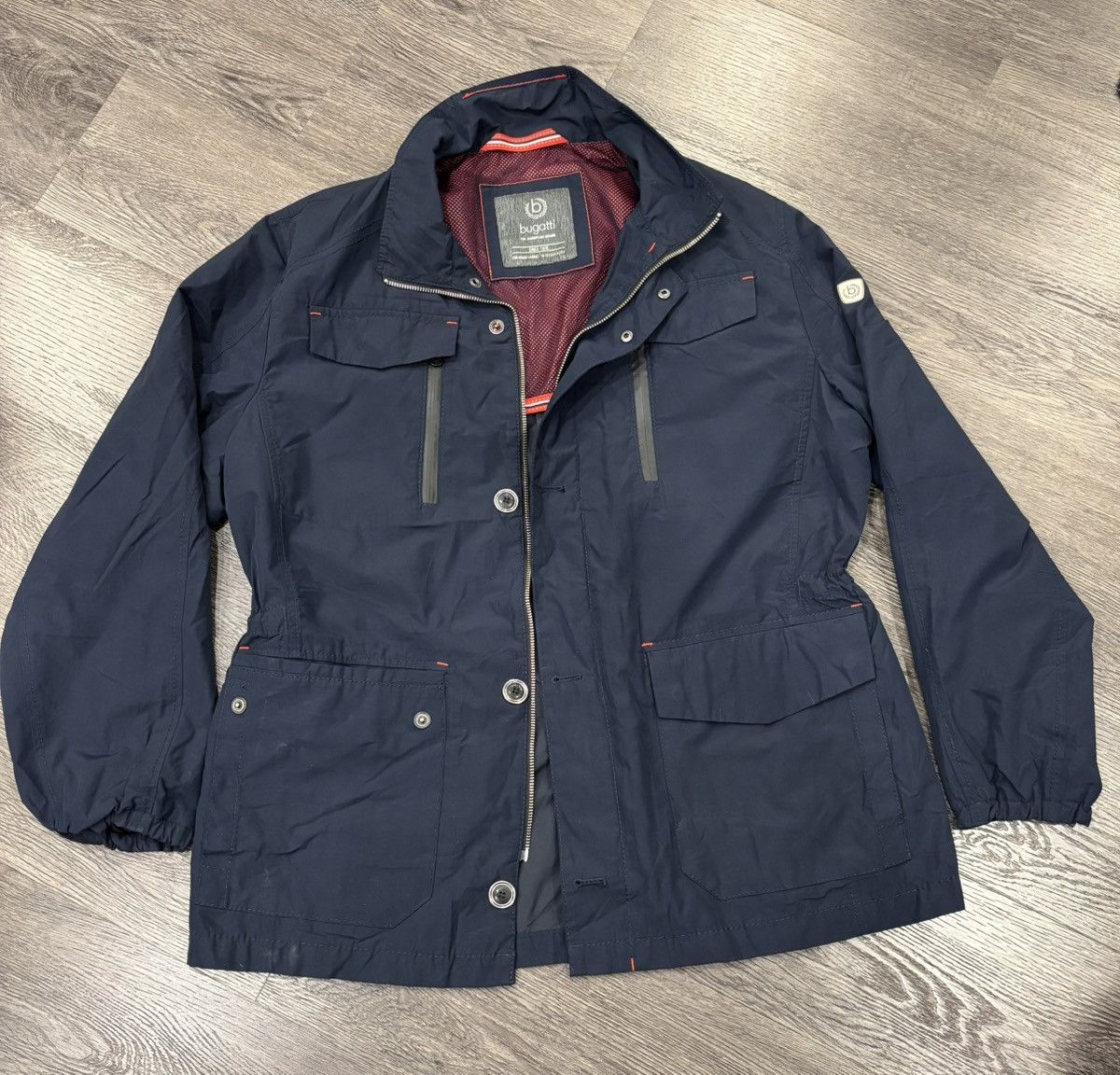 Bugatti Bugatti Jacket 3 Season, Navy with red accents, Men’s Large Size US L / EU 52-54 / 3 - 1 Thumbnail