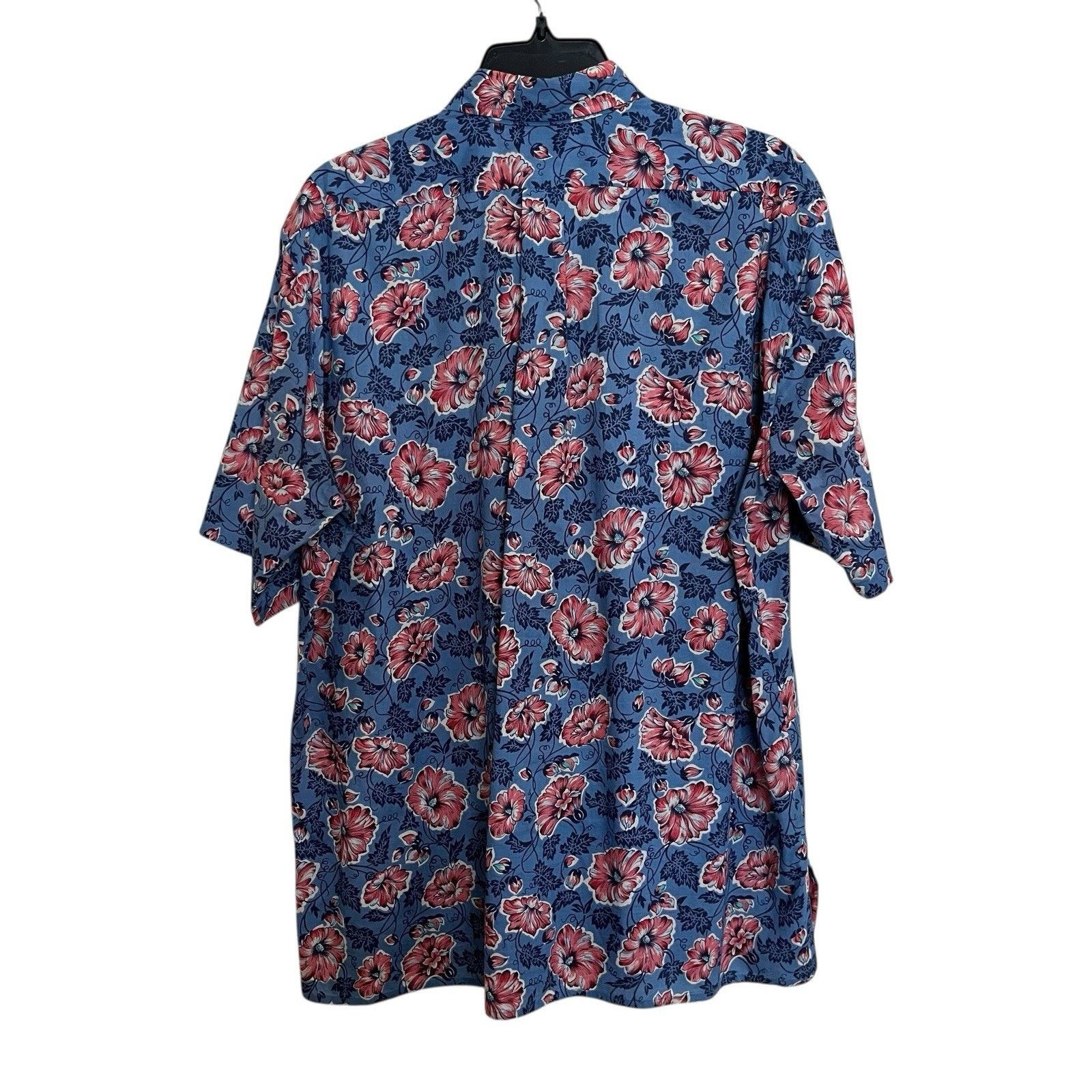 Reyn Spooner × Vintage Reyn Spooner Aloha Hawaiian Shirt Hibiscus Egyptian Cotton Size US L / EU 52-54 / 3 - 3 Thumbnail