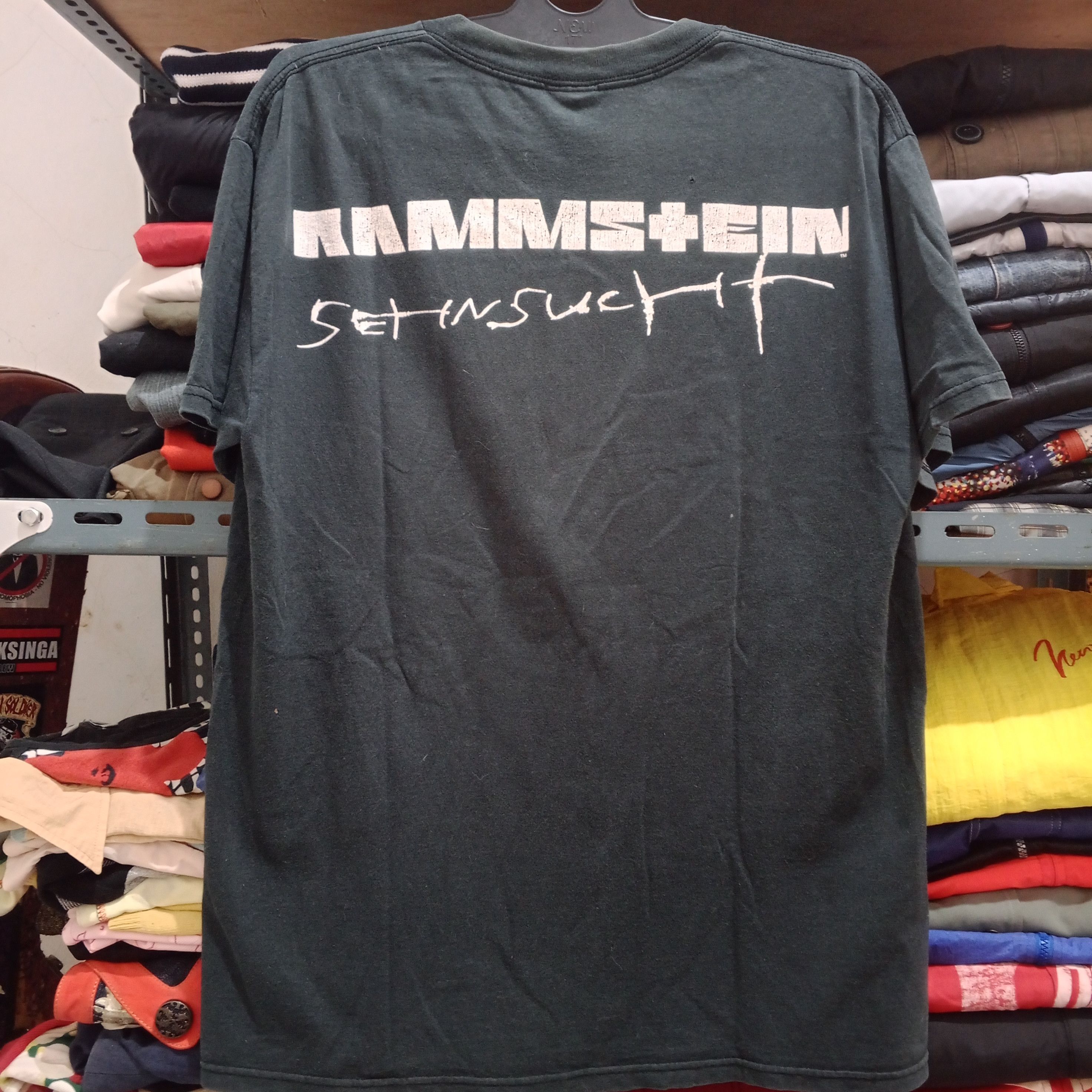 Band Tees Vintage Rammstein Band Shirt Sehnsucht Techno Music Size US M / EU 48-50 / 2 - 5 Thumbnail