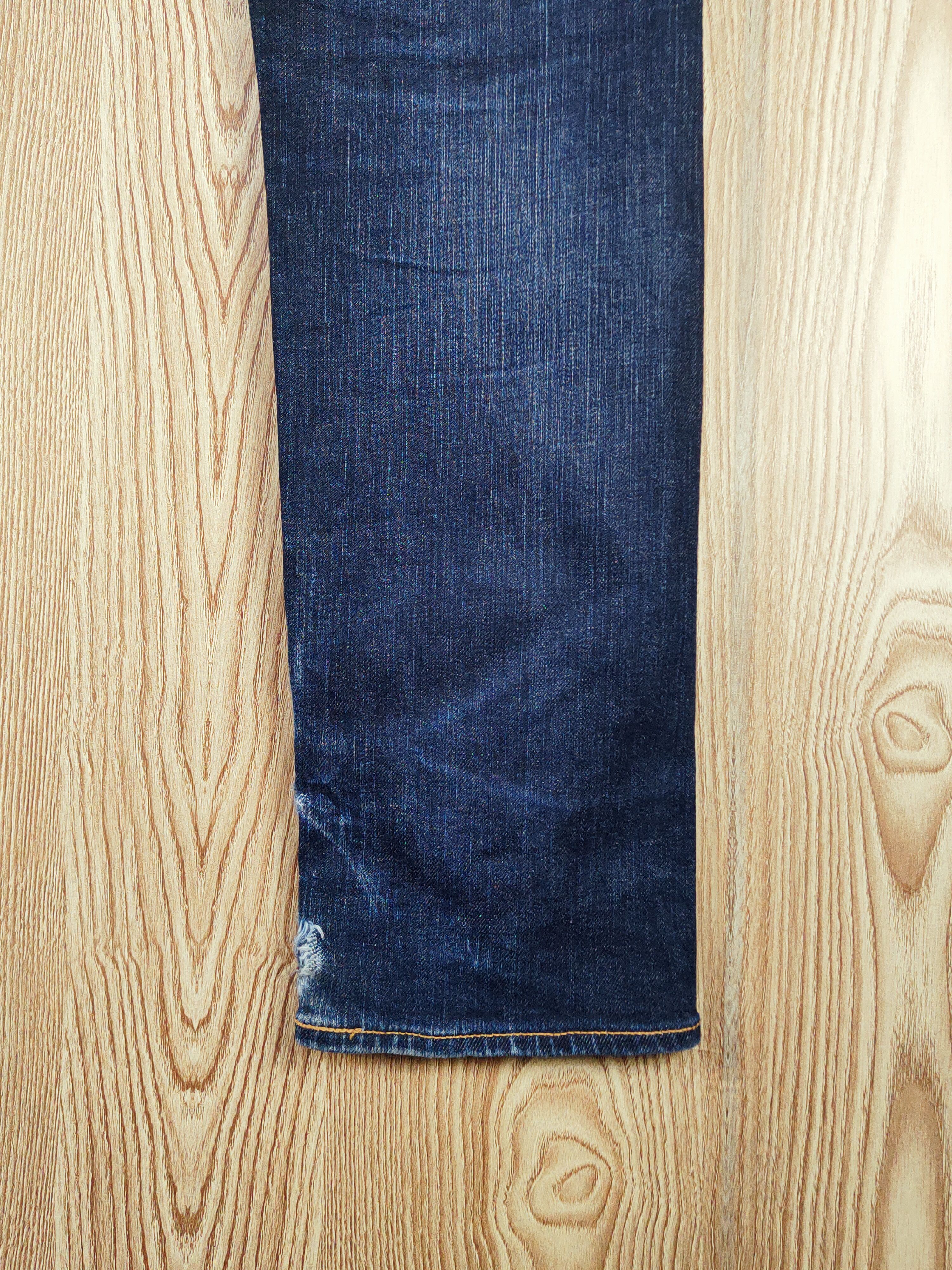 Levi's 510 Levi's Dark Blue Distressed Ripped Skinny Jeans #S2711 Size US 31 - 14 Thumbnail