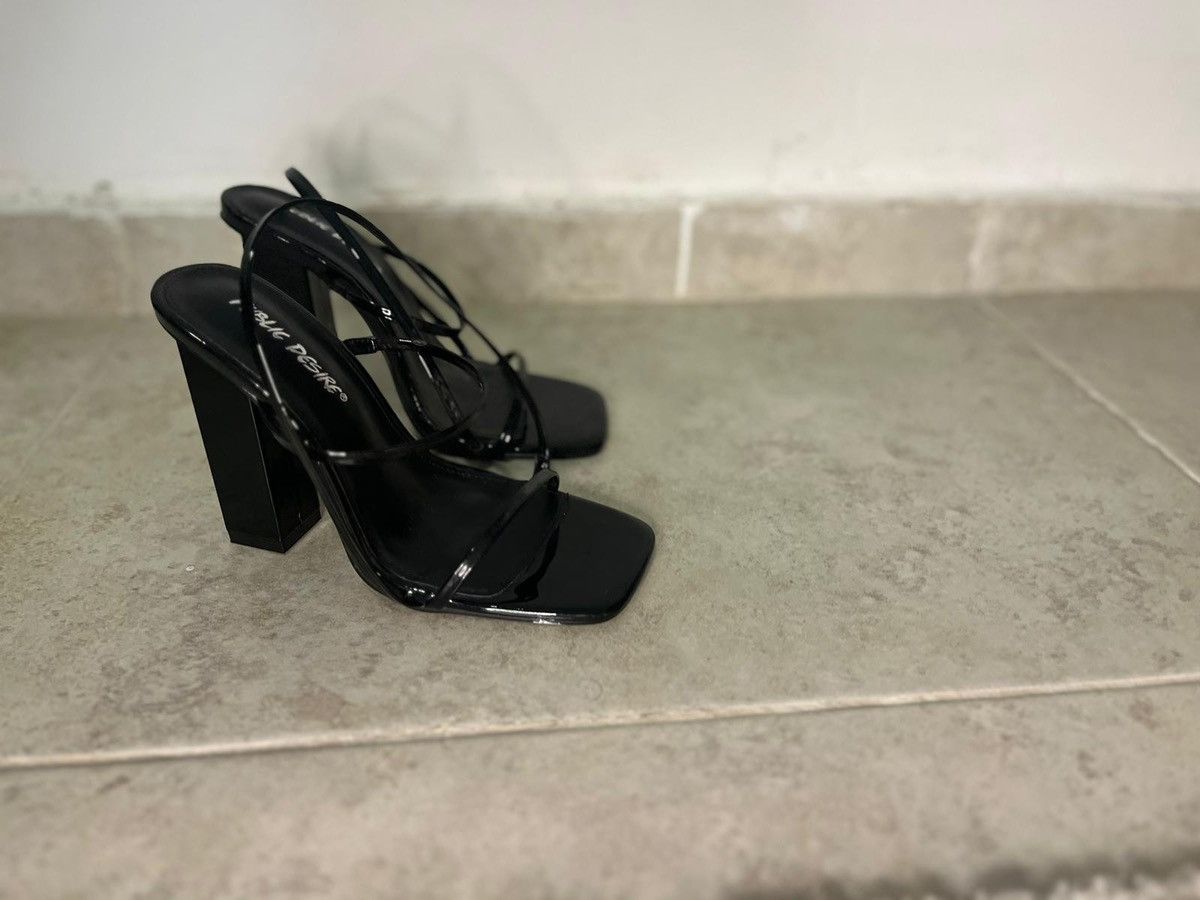 Dolls Kill × Japanese Brand Black heels Size US 7.5 / IT 37.5 - 1 Thumbnail