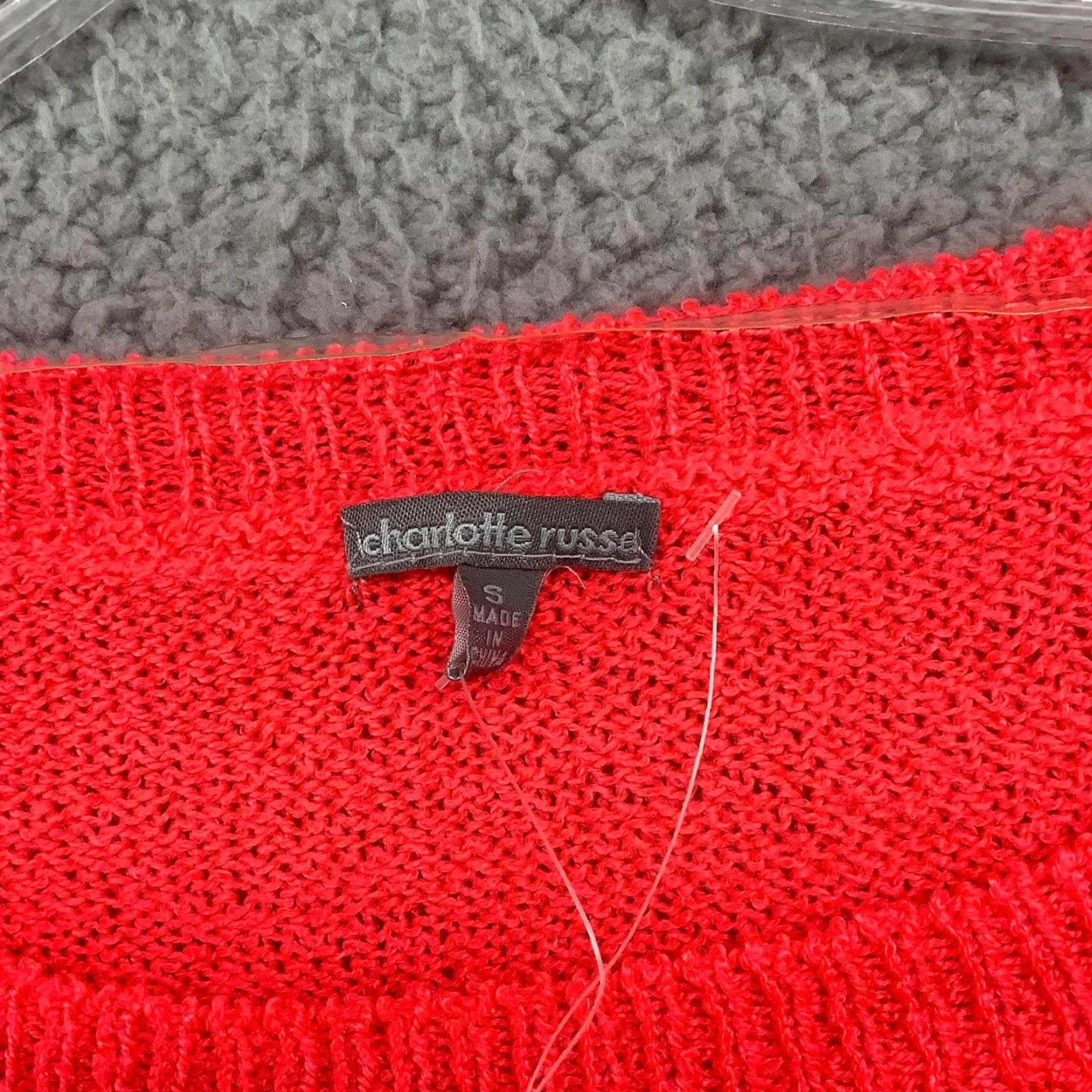 Vintage NWT Charlotte Russe Sweater Open Knit Lightweight Womens S Red Boat Neck Pullover Casual Knitwear Size S / US 4 / IT 40 - 6 Thumbnail
