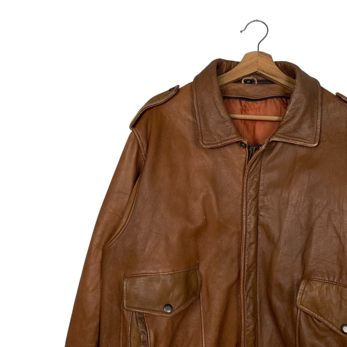 Japanese Brand Japanese Brand Motorcycle Riding Leather Jacket Size US M / EU 48-50 / 2 - 6 Thumbnail