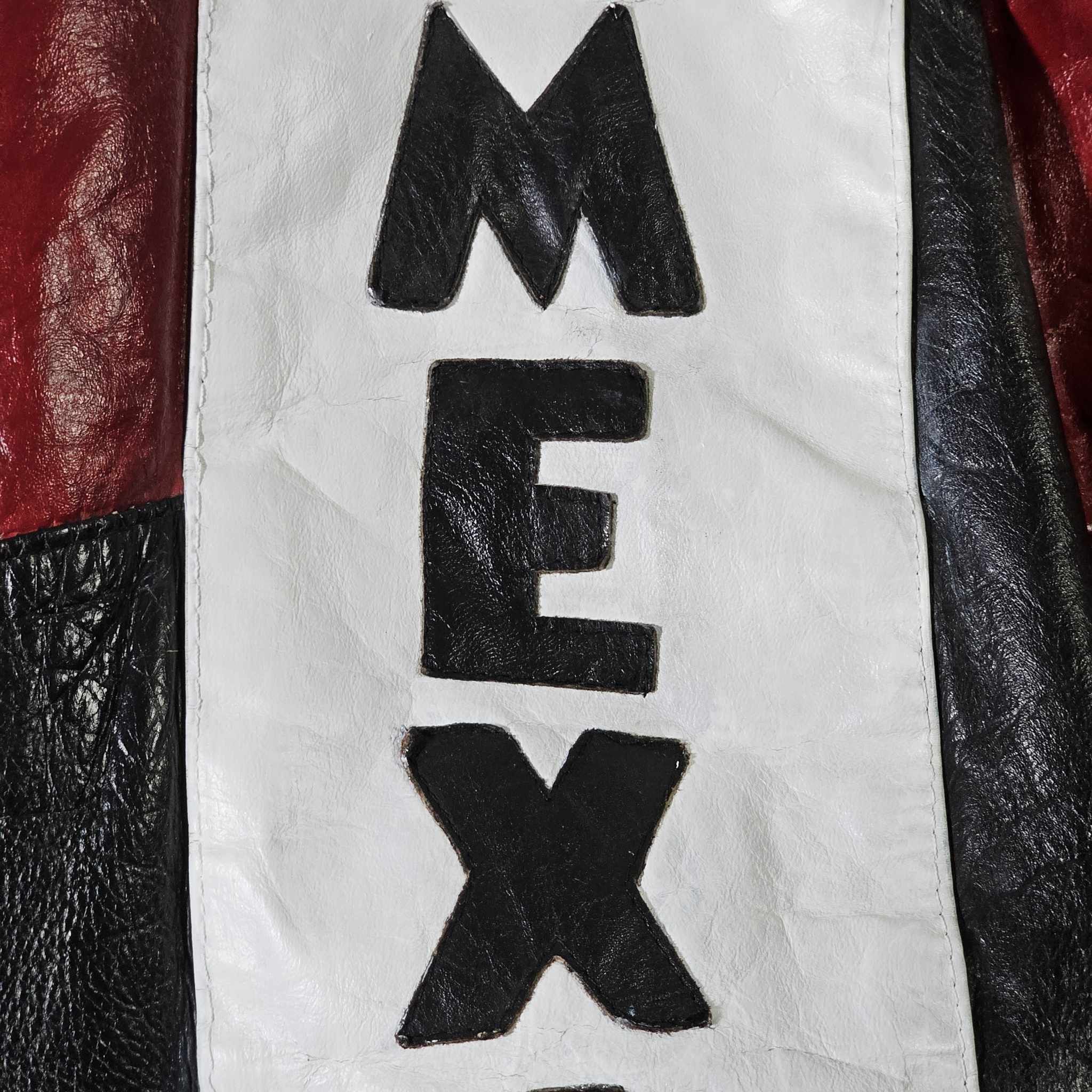 Vintage Mexico Vintage 90s Custom Leather Biker Eagle Jacket Size US M / EU 48-50 / 2 - 5 Thumbnail