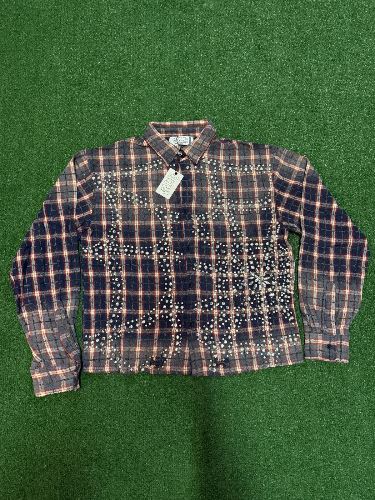 Vale Vale Spiderweb Crystal Flannel Size US M / EU 48-50 / 2 - 1 Thumbnail