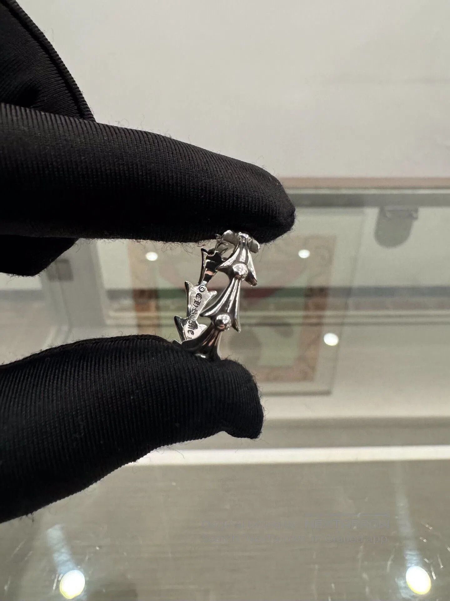 Chrome Hearts Chrome Hearts Fishbone Silver Ring. Size ONE SIZE - 3 Thumbnail