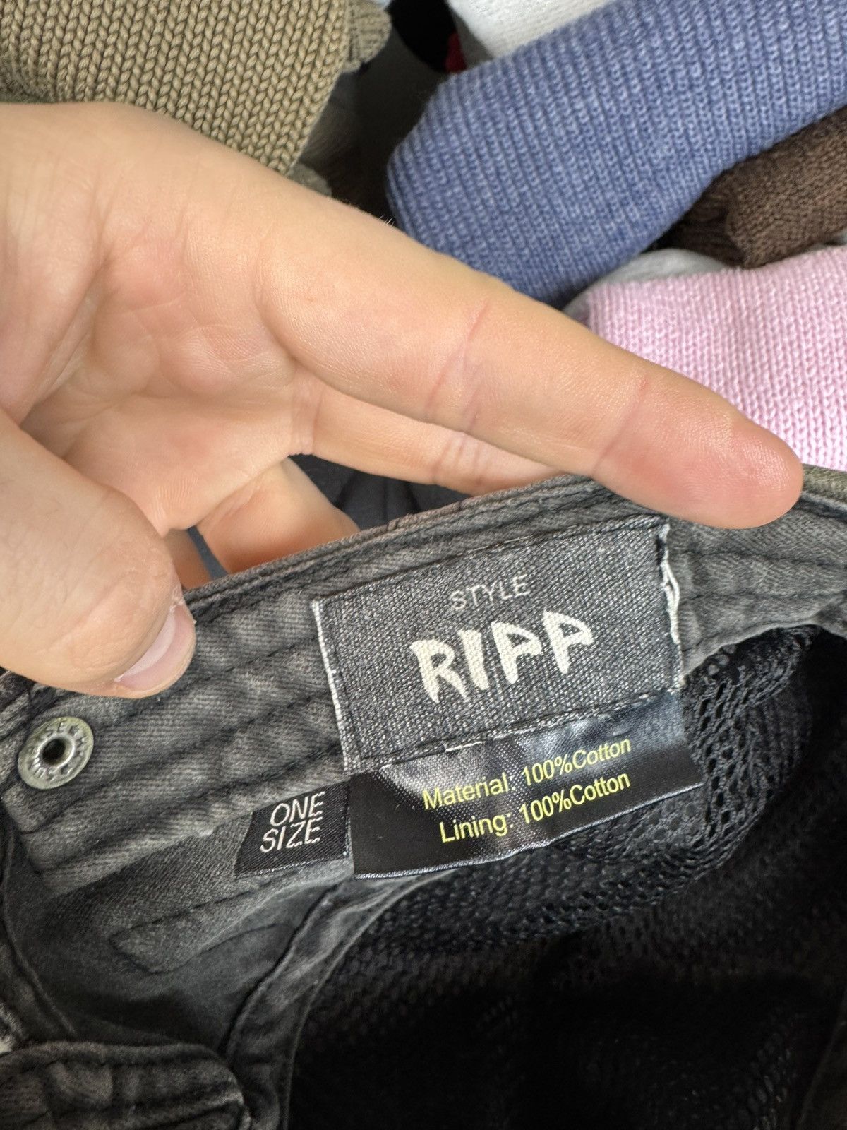 Other Men’s Gray Style Ripp Distressed Flat Cap Size ONE SIZE - 18 Thumbnail