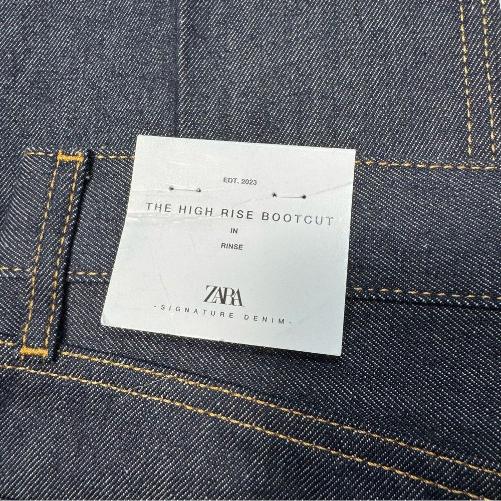 Zara NWT New Zara High Rise Bootcut Jeans Size 4 Size 25" / US 0 / IT 36 - 9 Thumbnail