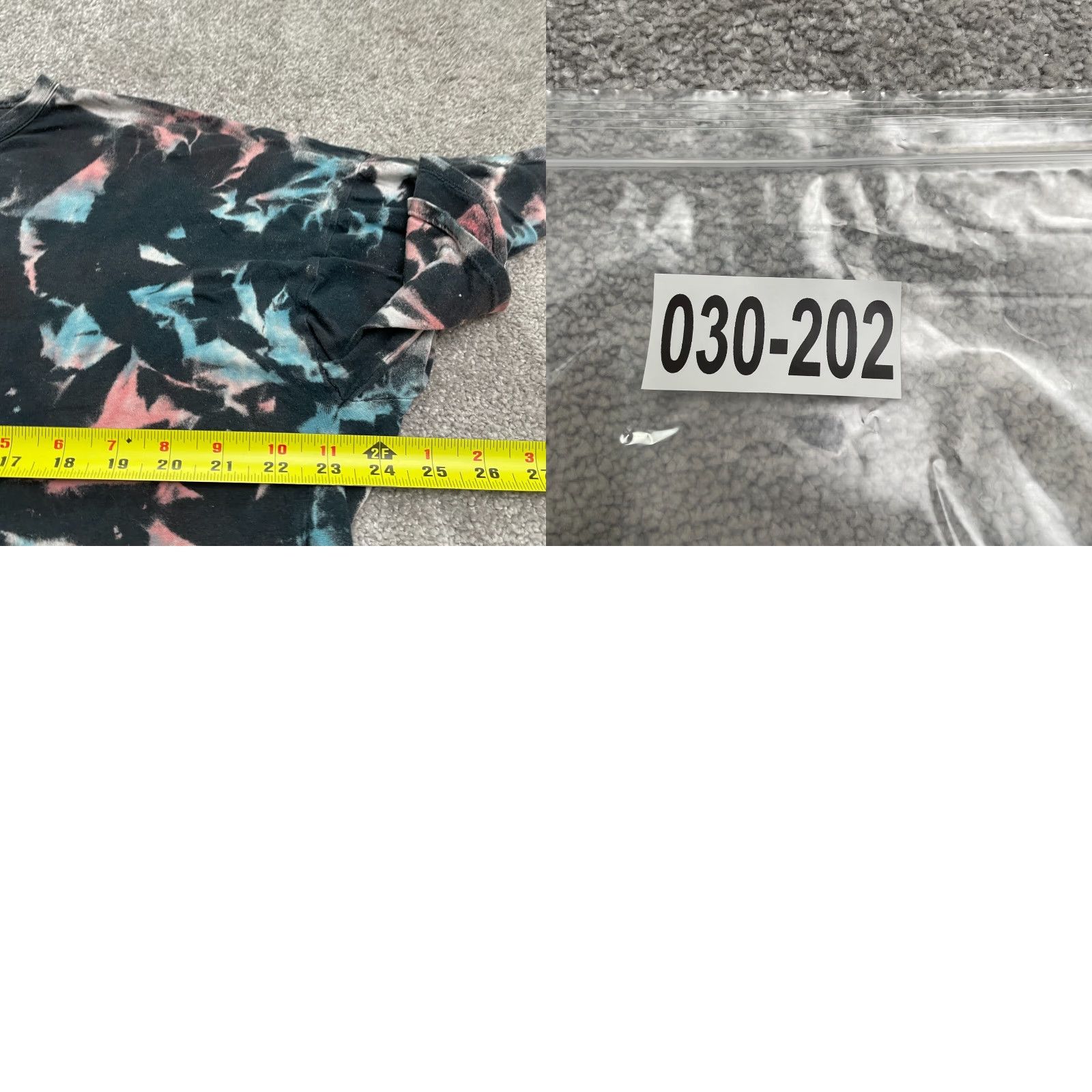 Fashion Nova Fashion Nova T-Shirt Womens M Multicolor Tie-Dye Crew Neck Cropped Oversized Casual Shirt Size M / US 6-8 / IT 42-44 - 8 Thumbnail