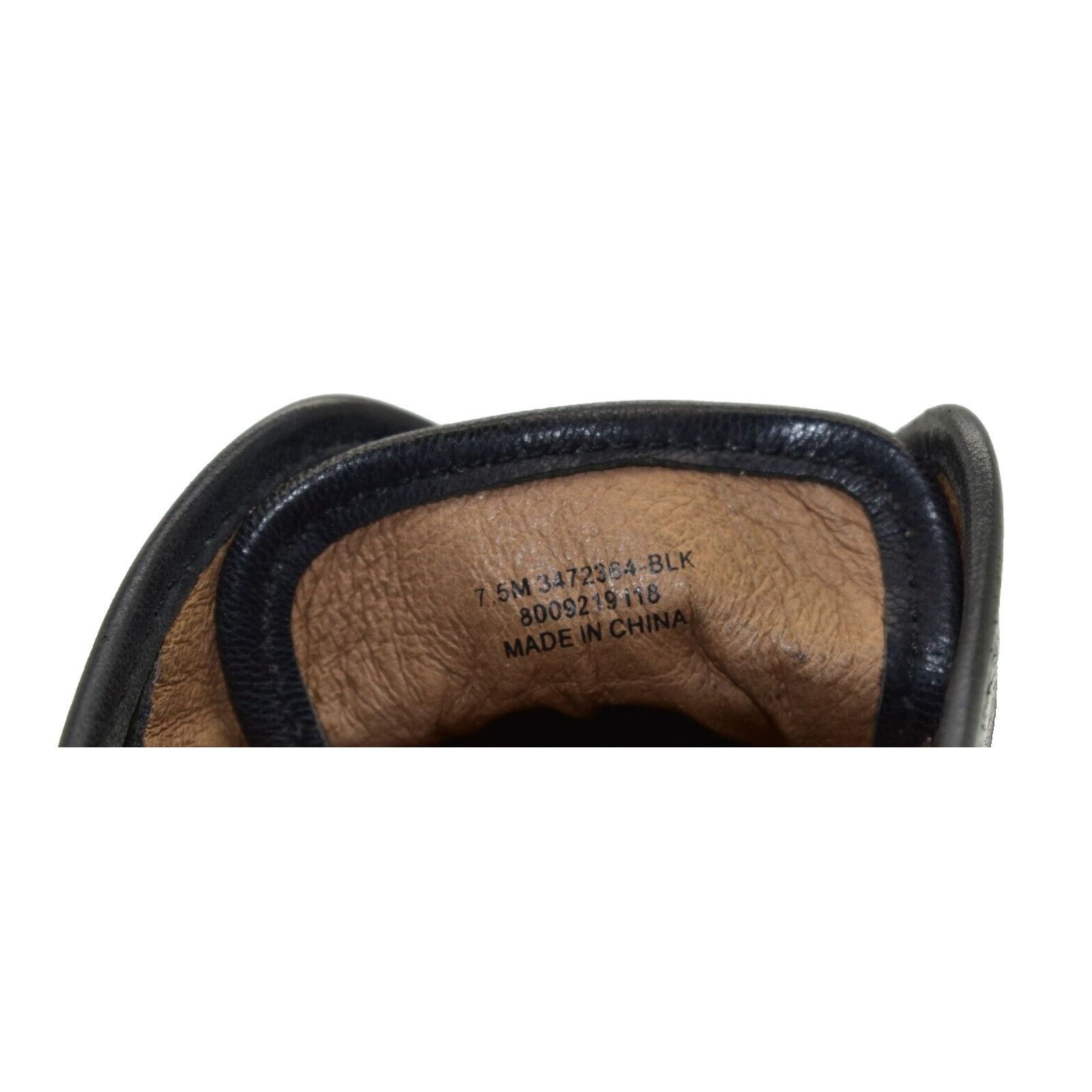Frye FRYE Mindy Black Leather Slip On Flat Shoes 3472364-BLK 7.5M Size US 7.5 / IT 37.5 - 6 Thumbnail