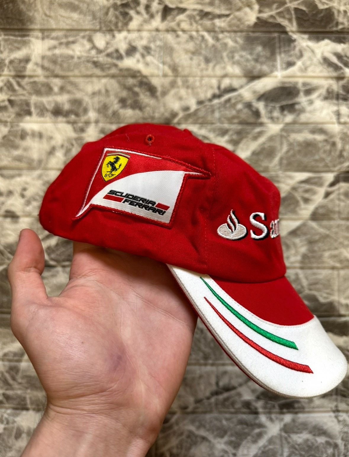 Puma Vintage Puma Ferrari One F1 Racing Hat Cap Red One Size 90s Size ONE SIZE - 3 Thumbnail