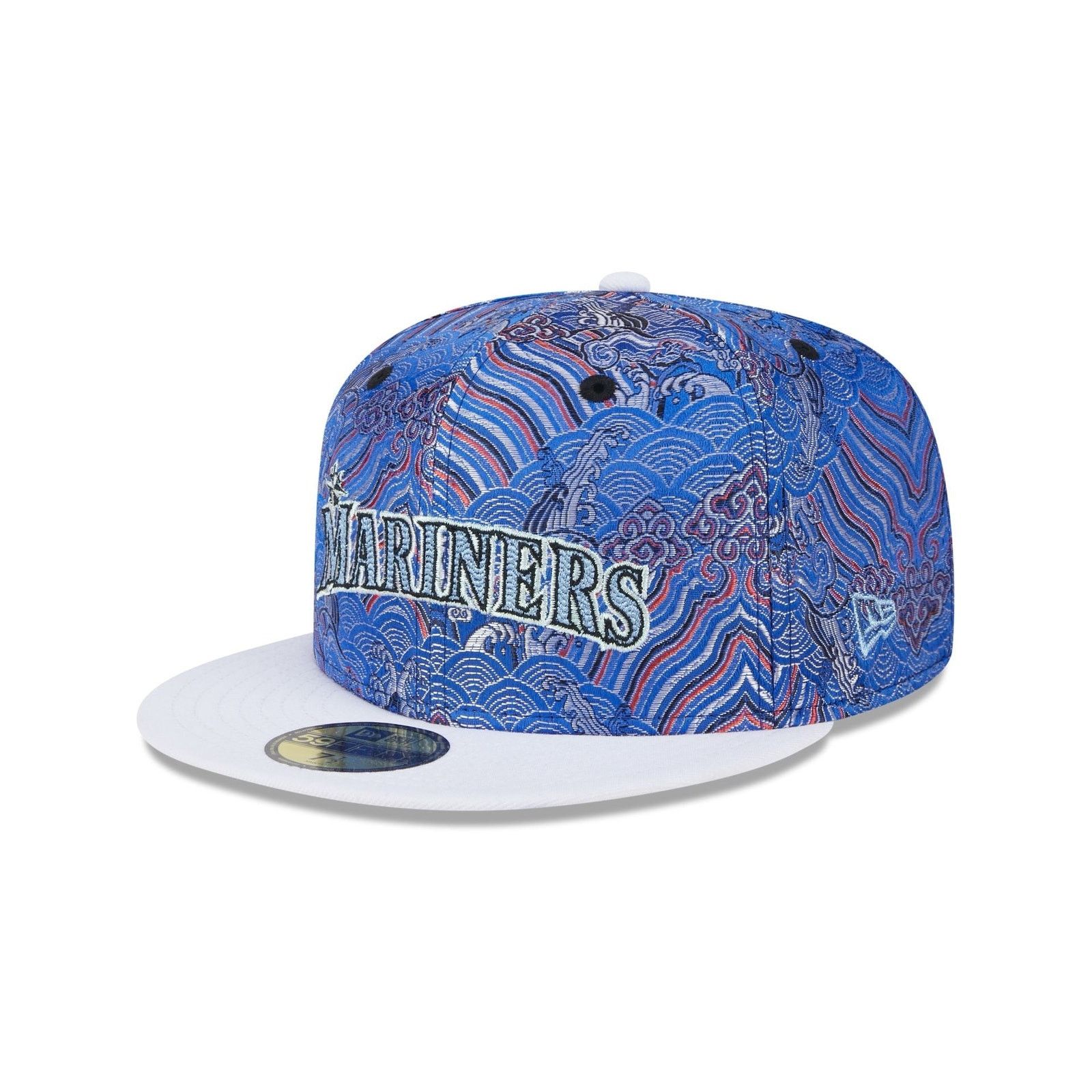 New Era New Era Seattle Mariners Wave Fill 59FIFTY Hat - Size 7 1/8 Size ONE SIZE - 1 Thumbnail