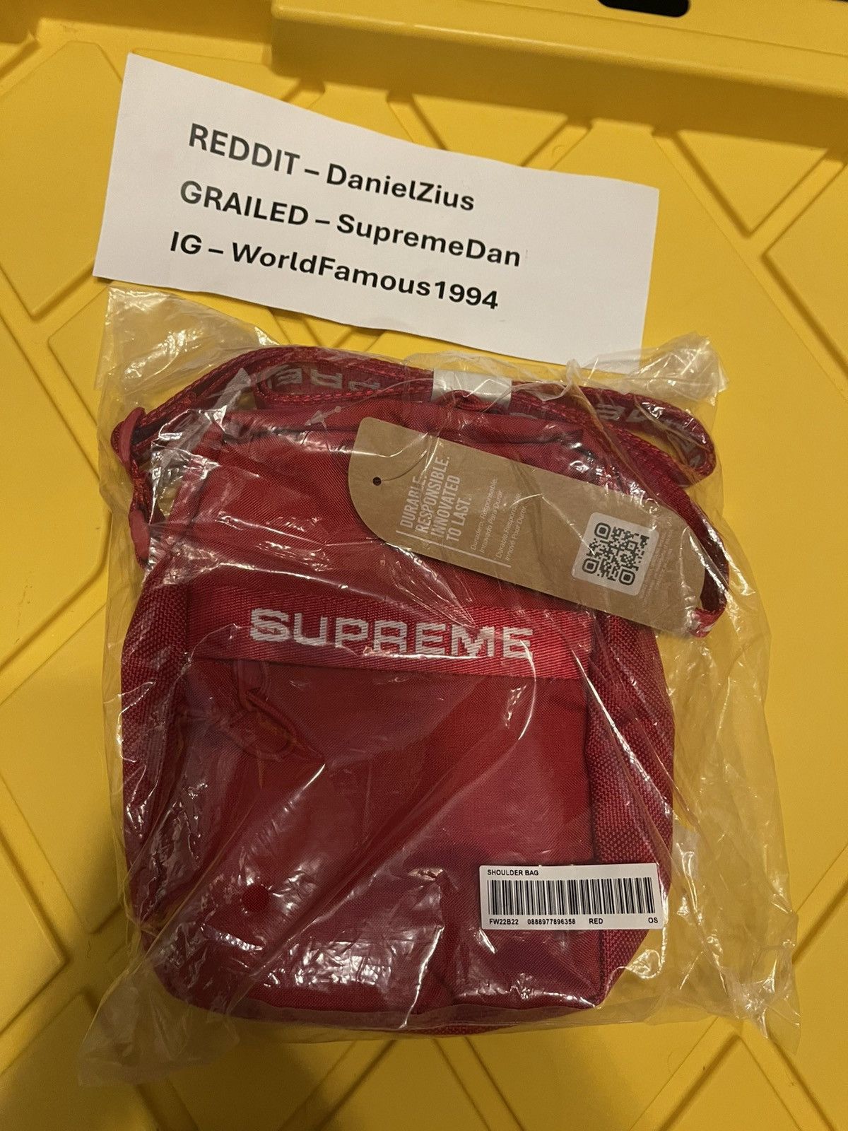 Supreme Supreme Shoulder Bag 'Red' Size ONE SIZE - 2 Thumbnail