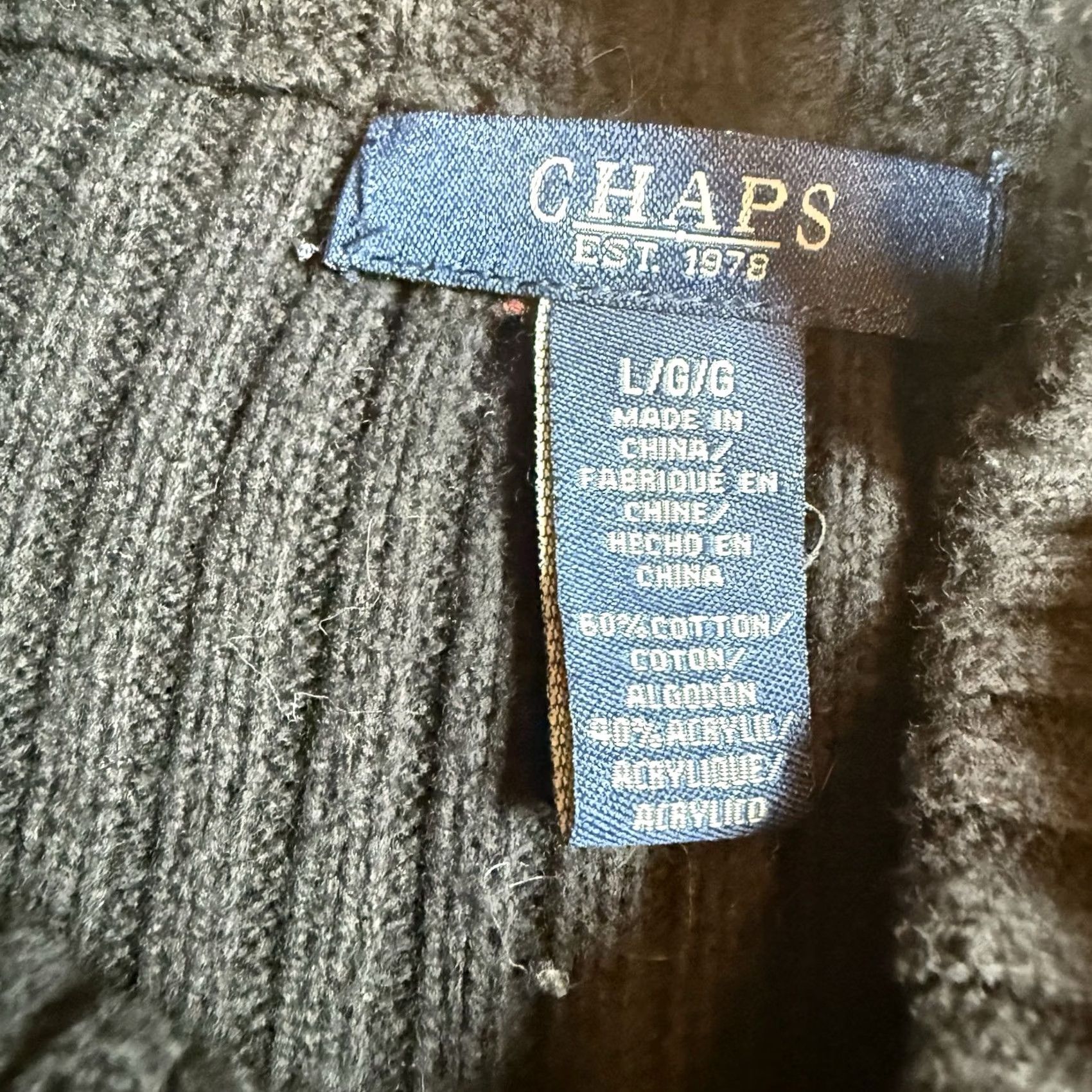 Chaps VTG Chaps Ralph Lauren Sweater Cardigan Womens Large Full Zip Cable Knit Aztec Navajo Multicolor L Womens Size L / US 10 / IT 46 - 4 Thumbnail