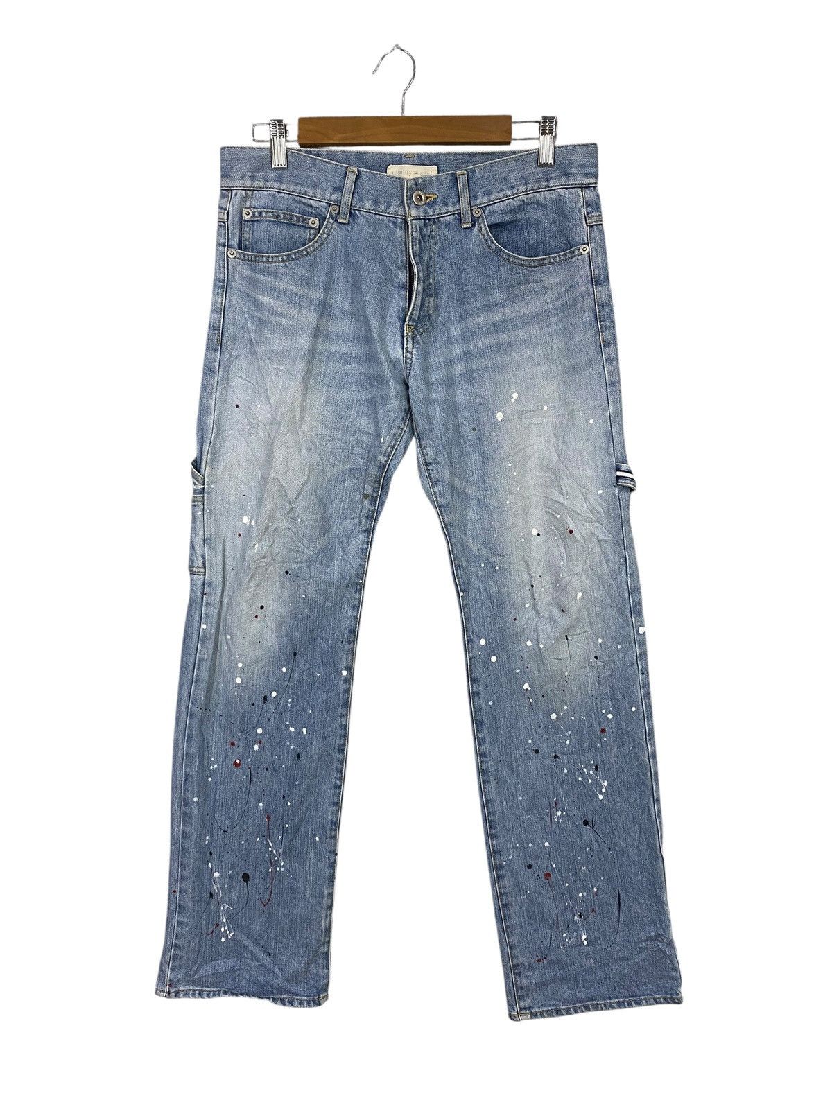 Tommy Hilfiger Vintage tommy girl work pant split paint nice design Size 32" / US 10 / IT 46 - 1 Thumbnail