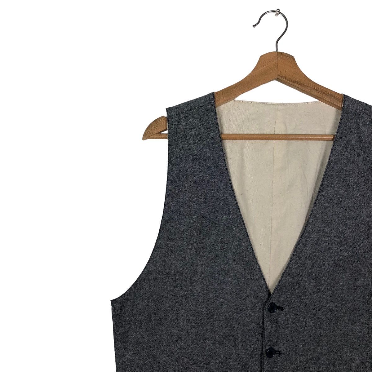 Japanese Brand 🔥2 Tones Vest Color Mix Semantic Design Issey Miyake Japan Size US L / EU 52-54 / 3 - 8 Thumbnail