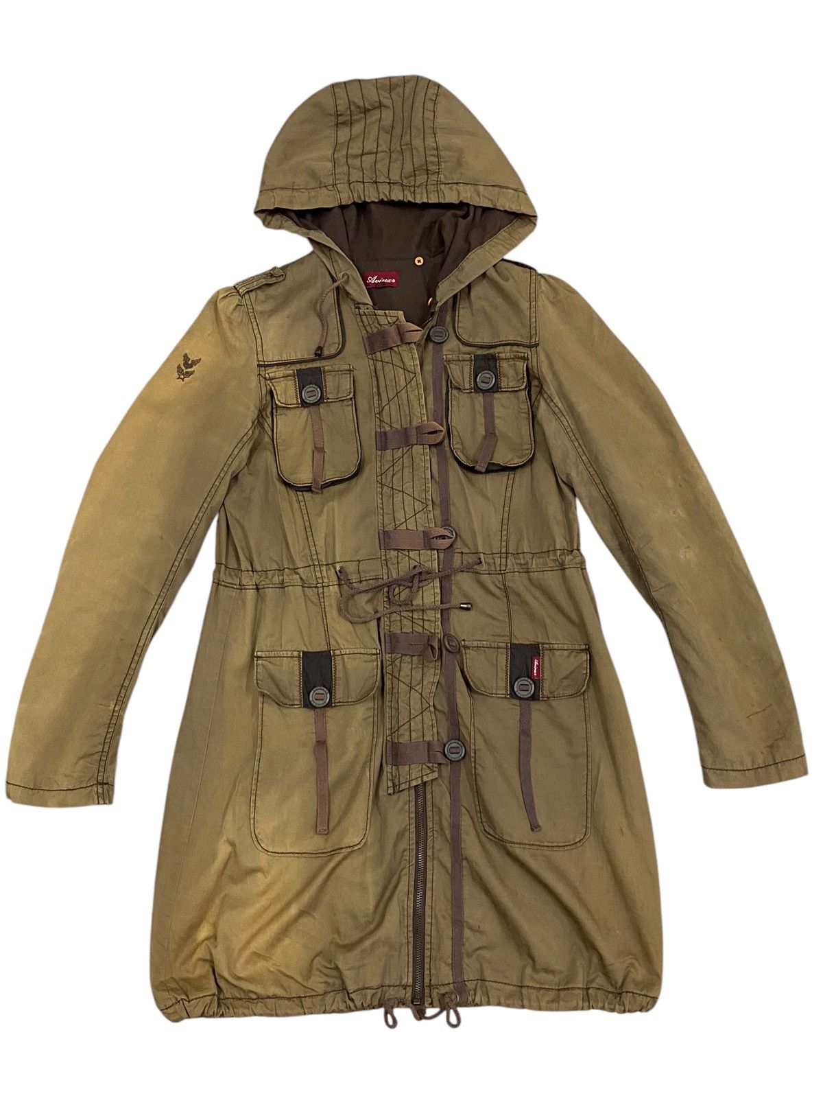 Avirex Vtg Avirex Military Cargo Jacket Parka Size M / US 6-8 / IT 42-44 - 2 Thumbnail