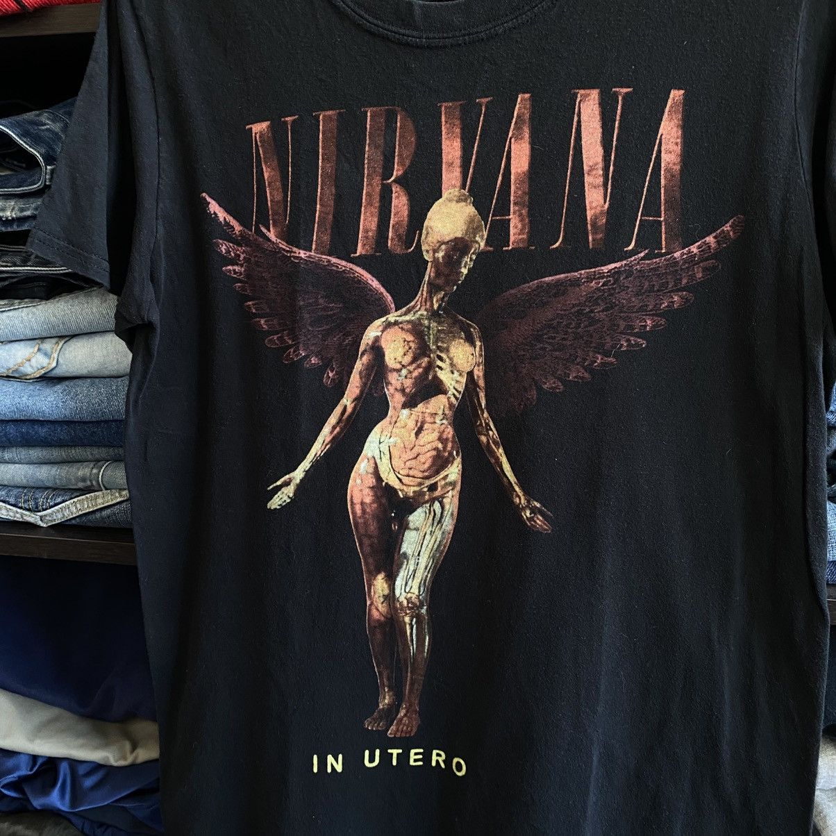 Band Tees Vintage Nirvana In Utero Big Logo rock band cobain tee Size US S / EU 44-46 / 1 - 2 Thumbnail