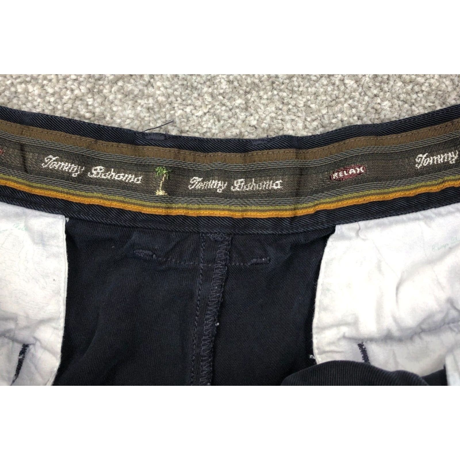 Tommy Bahama Tommy Bahama Chino Shorts Men 38 Navy Blue Twill Pleated Front Silk Beach Golf Shirt Casual Men's 38 Blue Chino Shorts Size US 38 / EU 54 - 7 Thumbnail