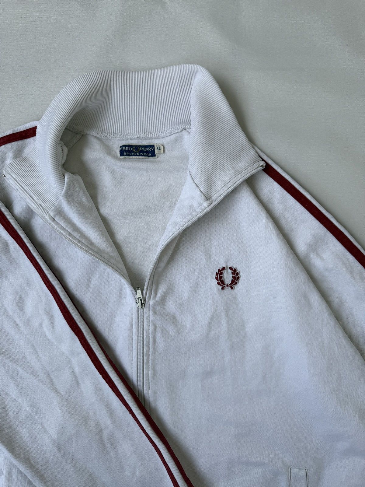Fred Perry Fred Perry Sweatshirt 90s years Vintage Size US XL / EU 56 / 4 - 4 Thumbnail