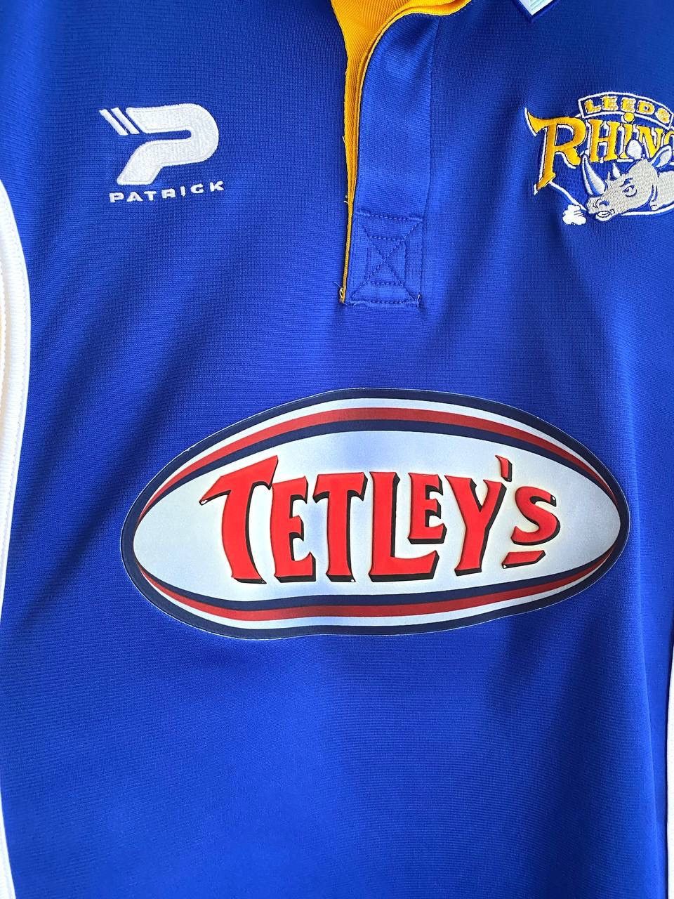 Vintage Patrick Leeds Rhinos 2004/2005 Y2K Rugby Jersey, Size L Size US L / EU 52-54 / 3 - 6 Thumbnail