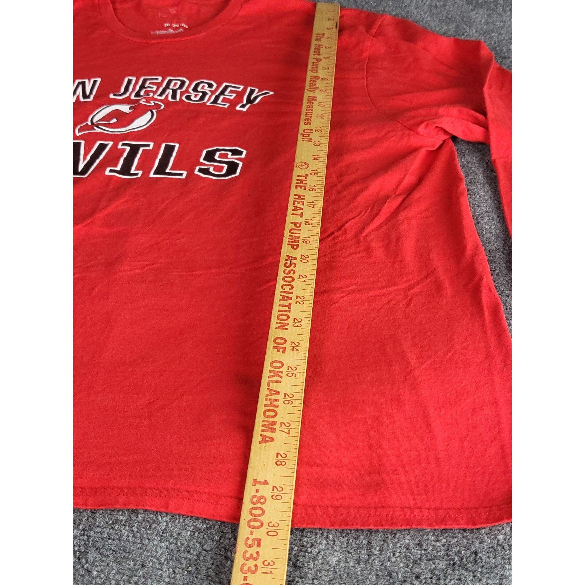 NHL New Jersey Devils Fanatics Hockey Tshirt Men Sz XXL Red NHL Size US XXL / EU 58 / 5 - 3 Thumbnail