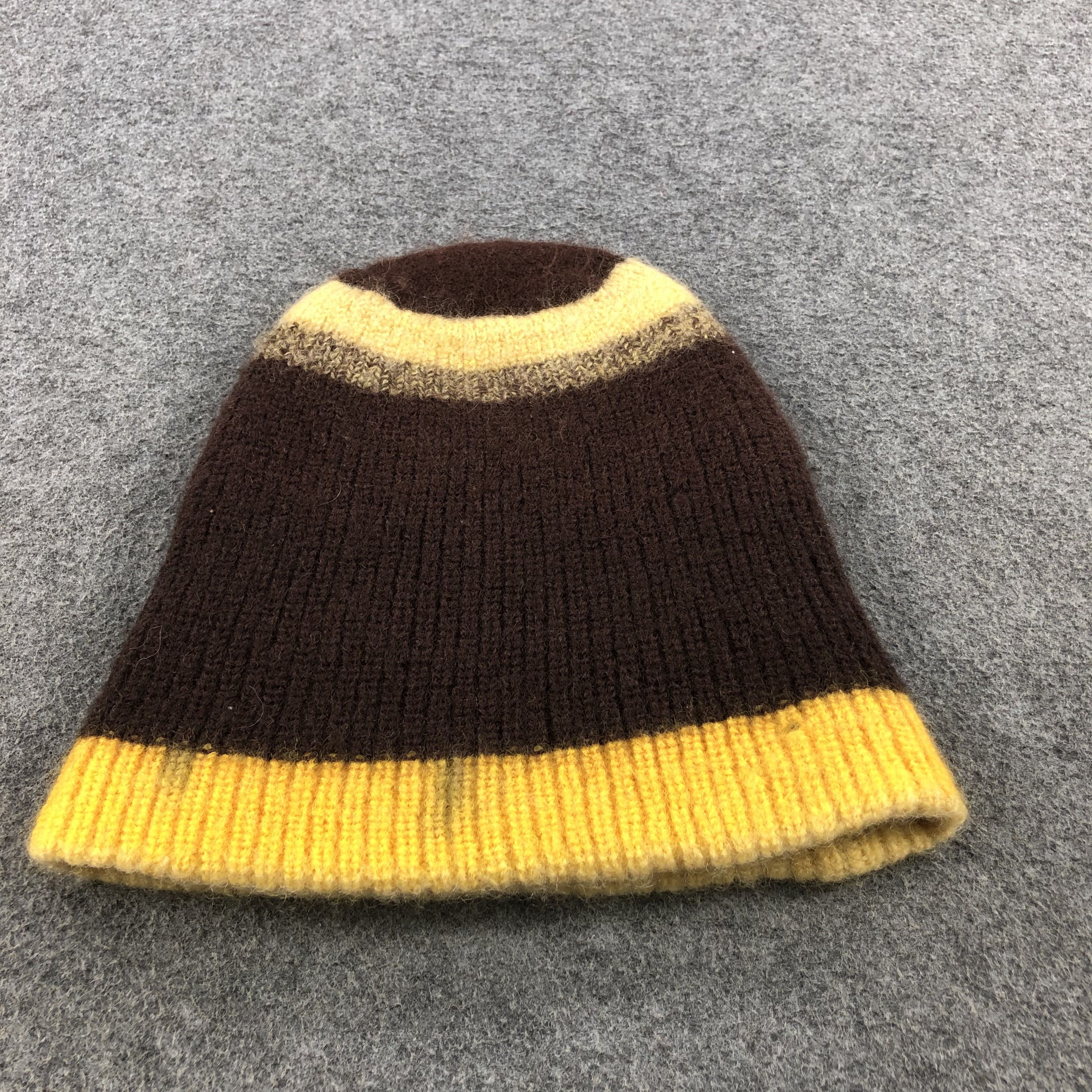 Vintage Wool Beanie Snowcap Snow Hat Winter Hat B188 Size ONE SIZE - 7 Thumbnail