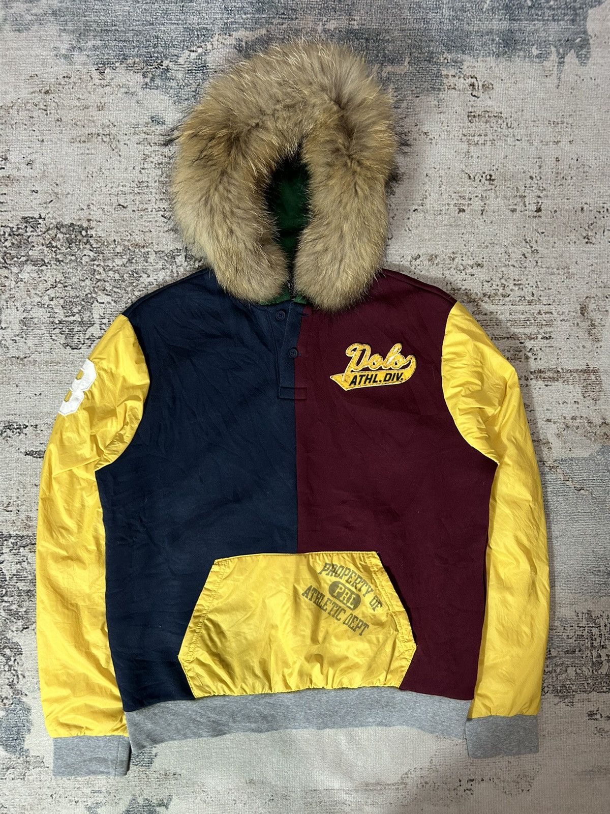 If Six Was Nine Polo Ralph Lauren Fur Hoodie IfSixWasNine LGB style Size US M / EU 48-50 / 2 - 1 Thumbnail