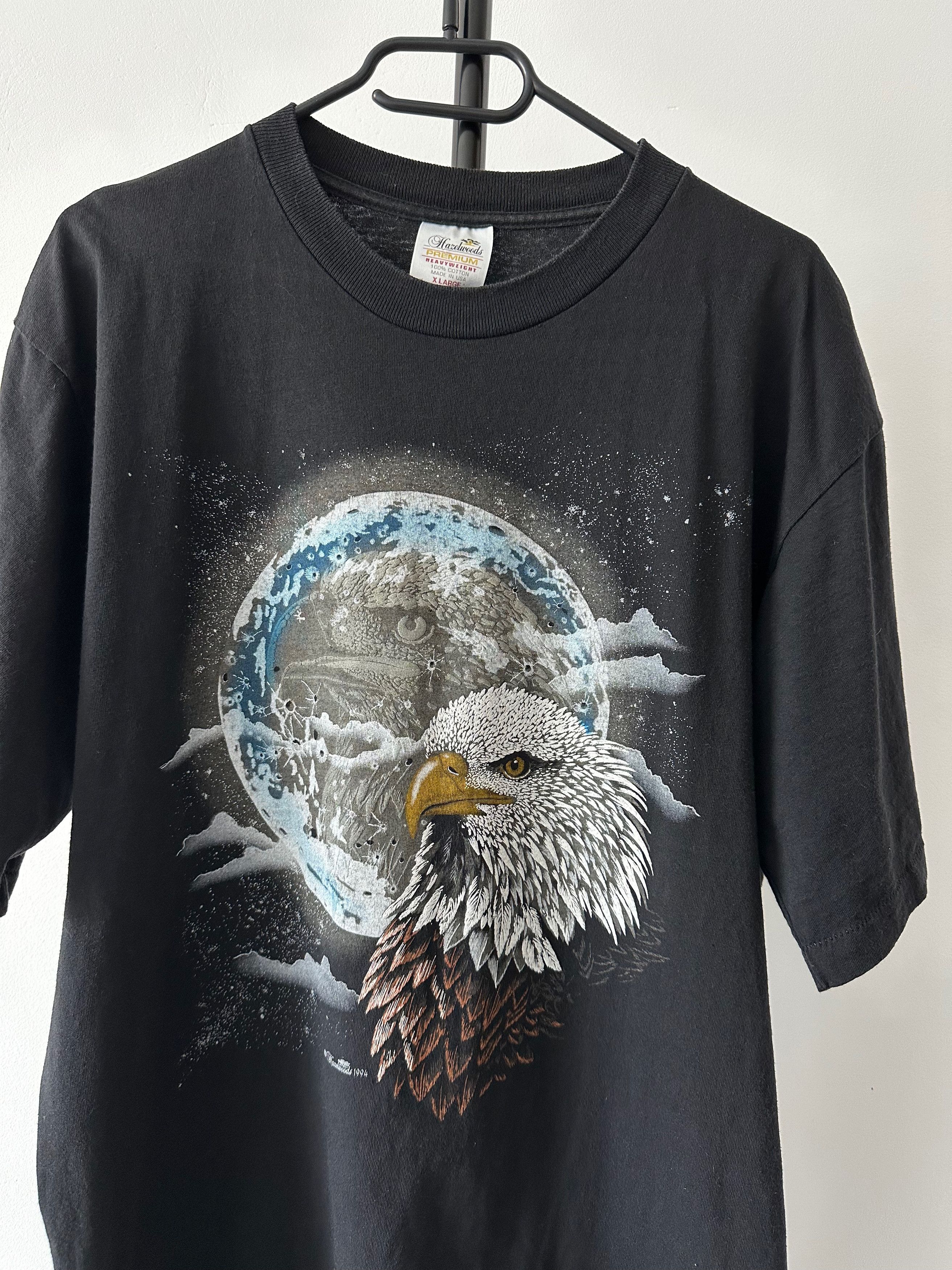 Vintage 1994 Hazelwoods Eagle Heavyweight cotton made in USA Size US XL / EU 56 / 4 - 2 Thumbnail
