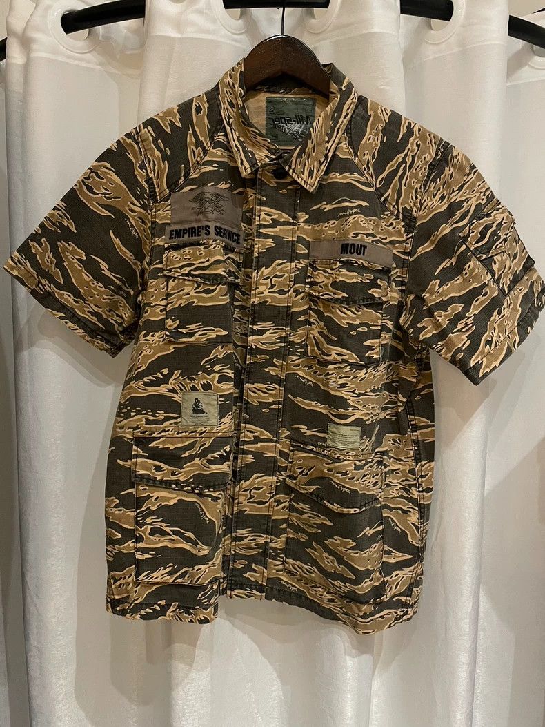 Wtaps Wtaps Early Tiger Short Sleeve Two Pocket Jacket Size US M / EU 48-50 / 2 - 1 Thumbnail