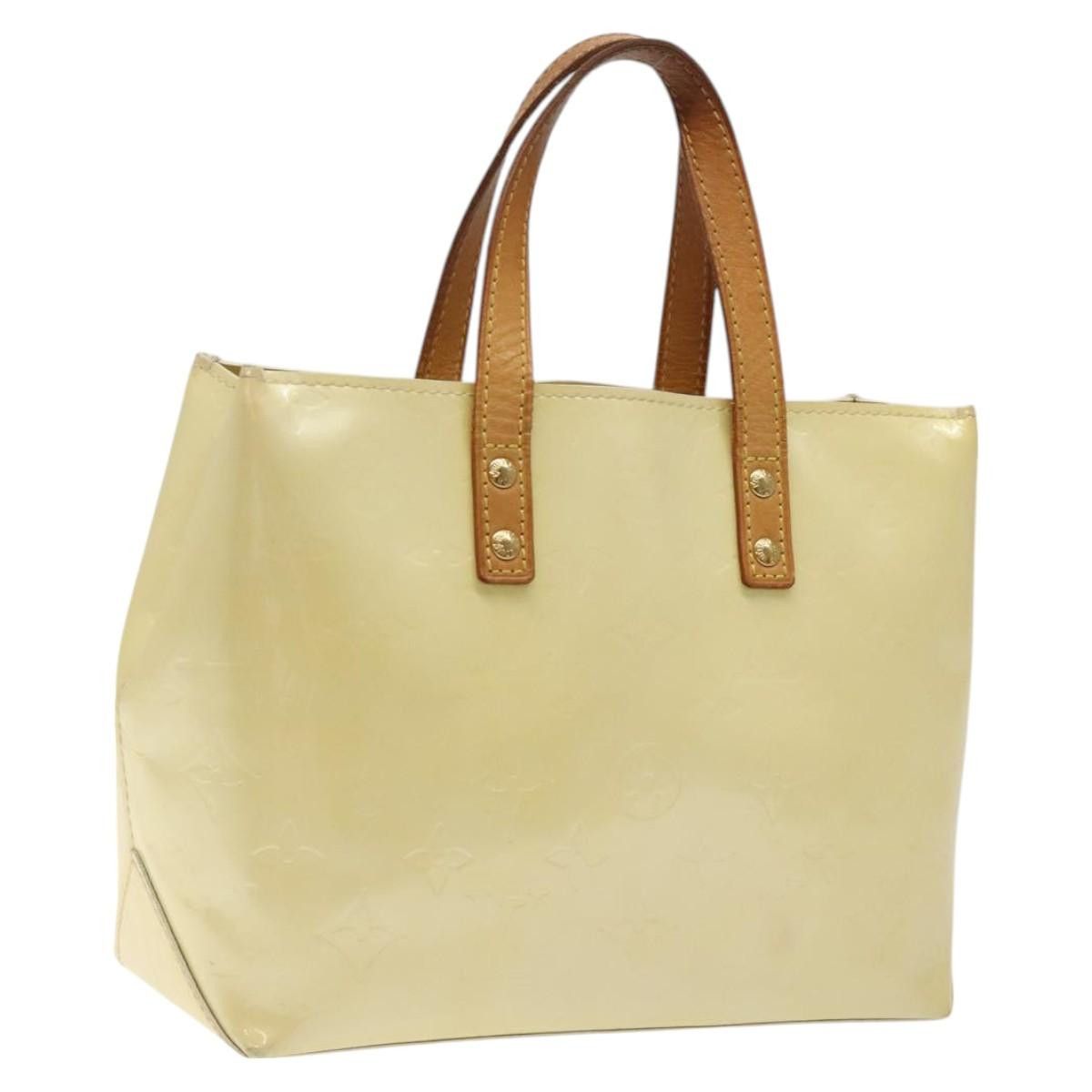 Louis Vuitton LOUIS VUITTON Monogram Vernis Reade PM Hand Bag Perle M91336 Size ONE SIZE - 1 Thumbnail