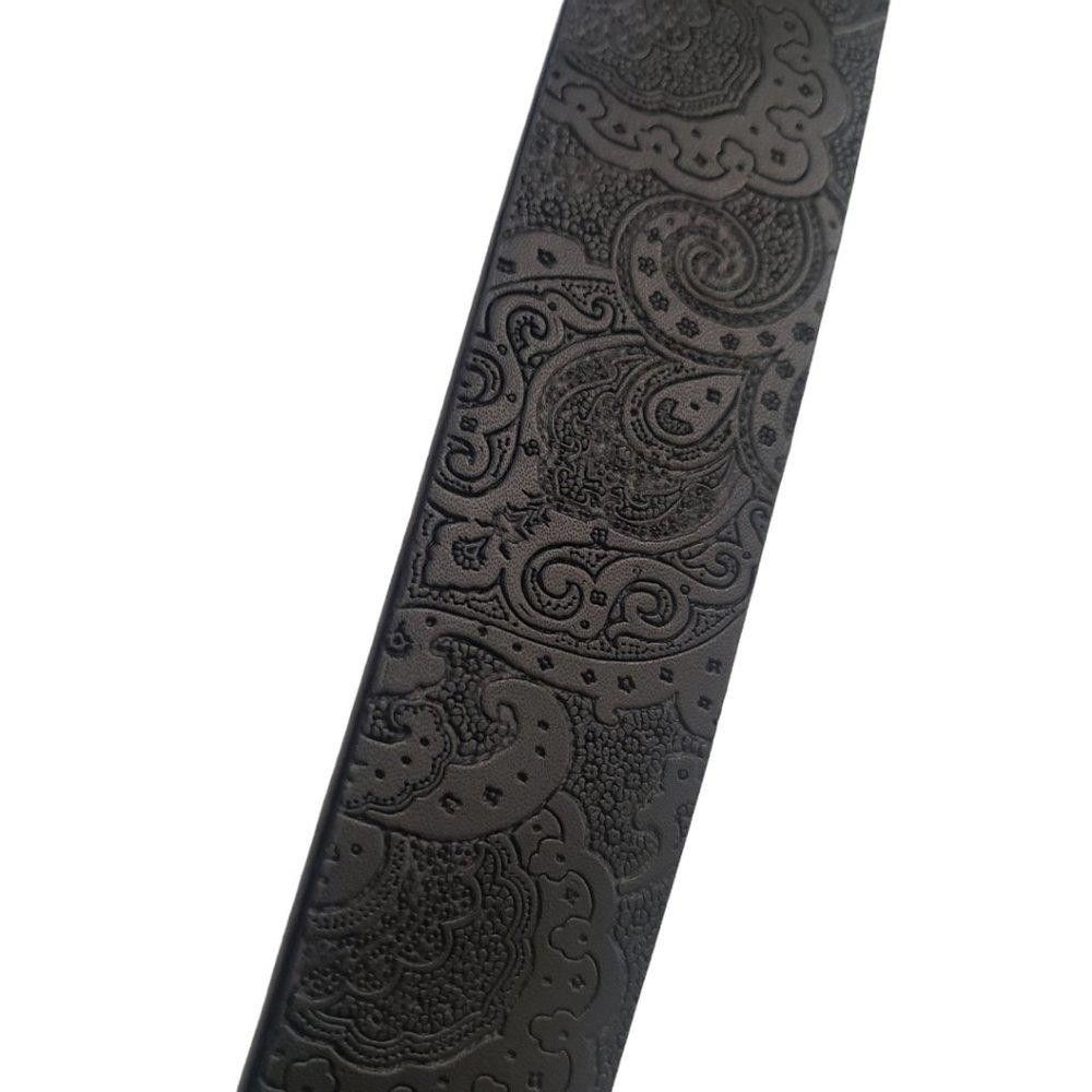Robert Graham Robert Graham Men's Leather Filigree Embossed Belt 46/48" Size ONE SIZE - 3 Thumbnail