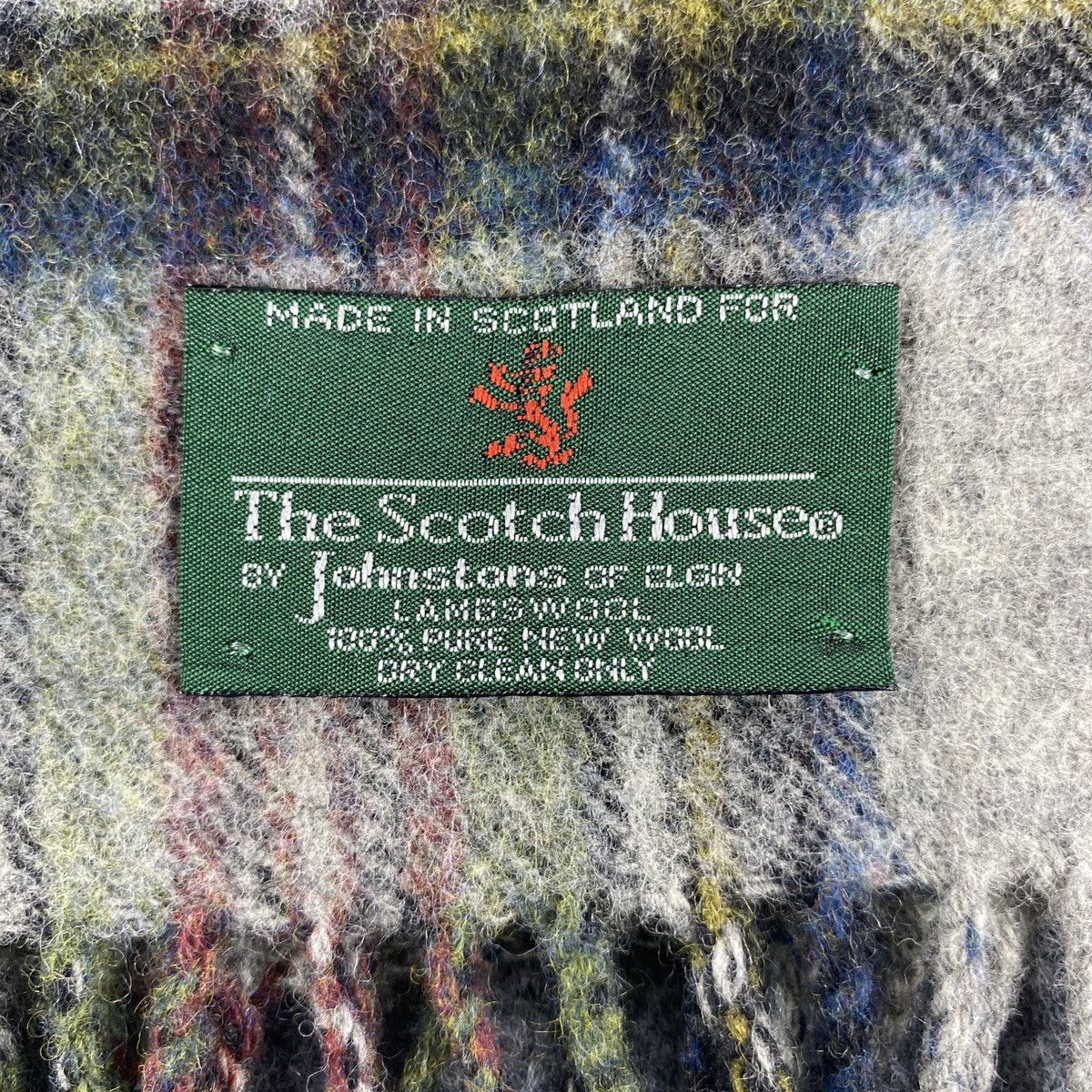 Johnstons Of Elgin × Vintage The Scotch House Scarf # Muffler # Neckwear # D573 Size ONE SIZE - 3 Thumbnail