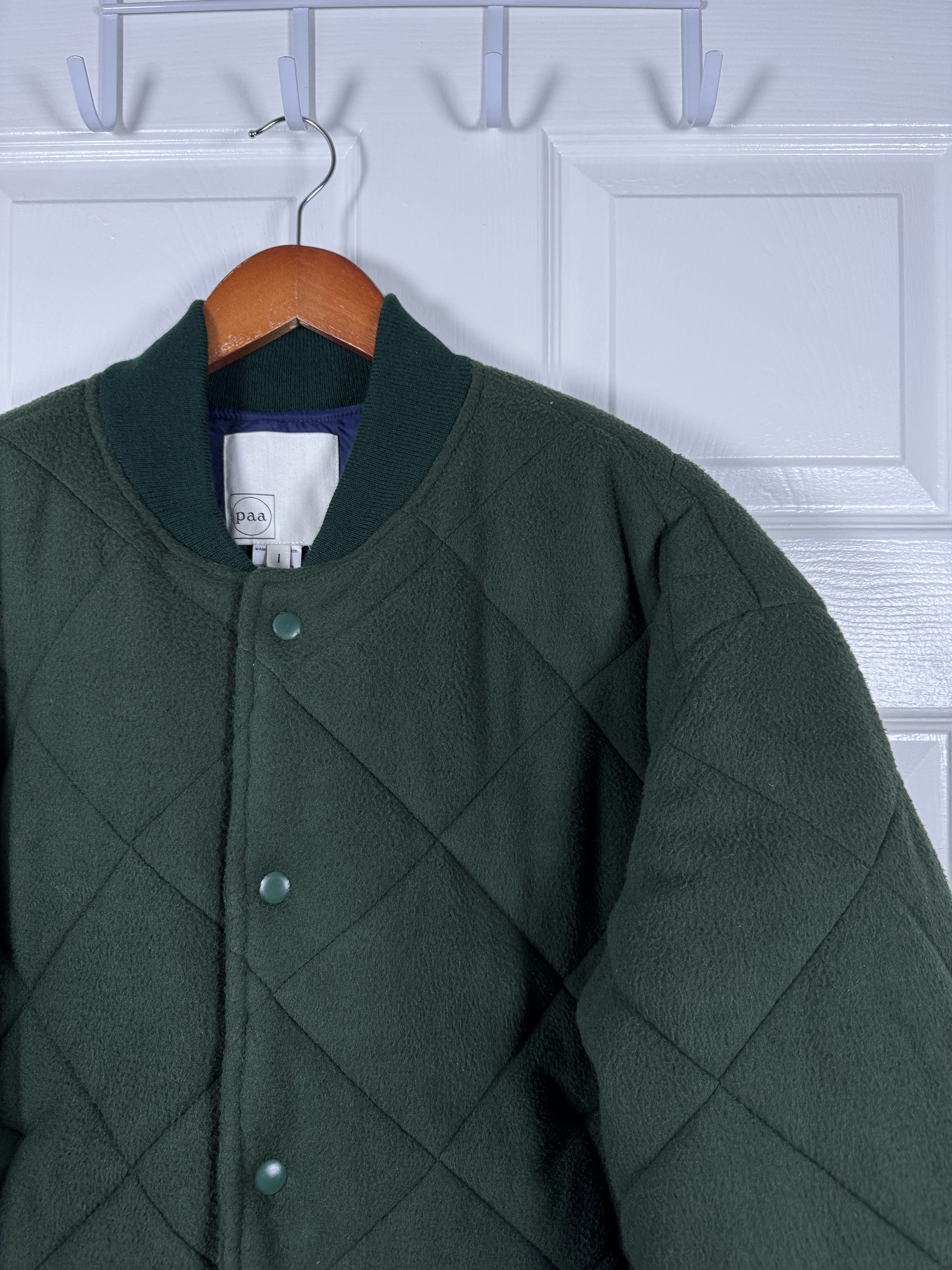 Paa Quilted Bomber Jacket Forest Green Large Primaloft Size US L / EU 52-54 / 3 - 2 Thumbnail