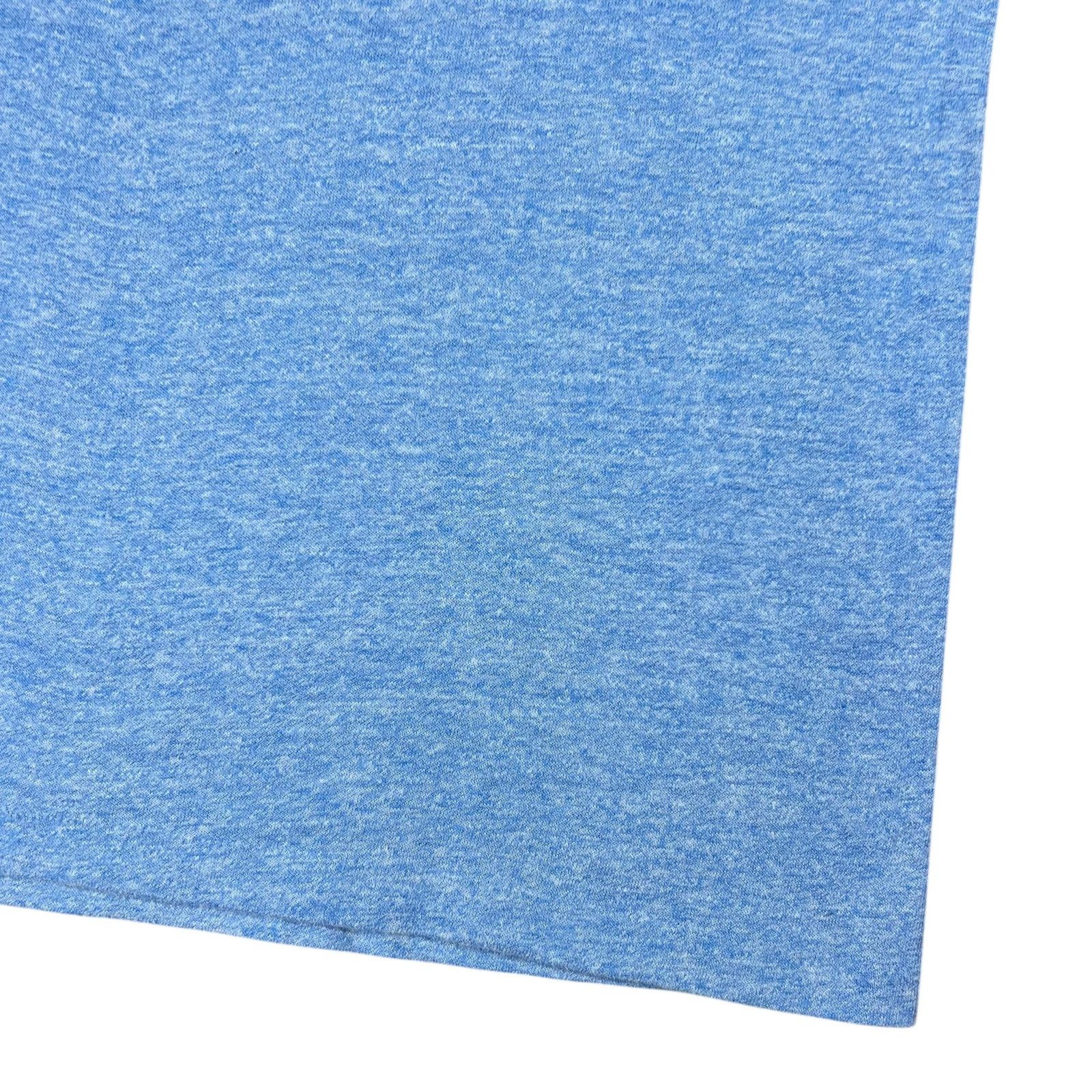 Vintage 1970s Hampton Swim Team Heather blue rayon blend ringer tee Size US M / EU 48-50 / 2 - 3 Thumbnail