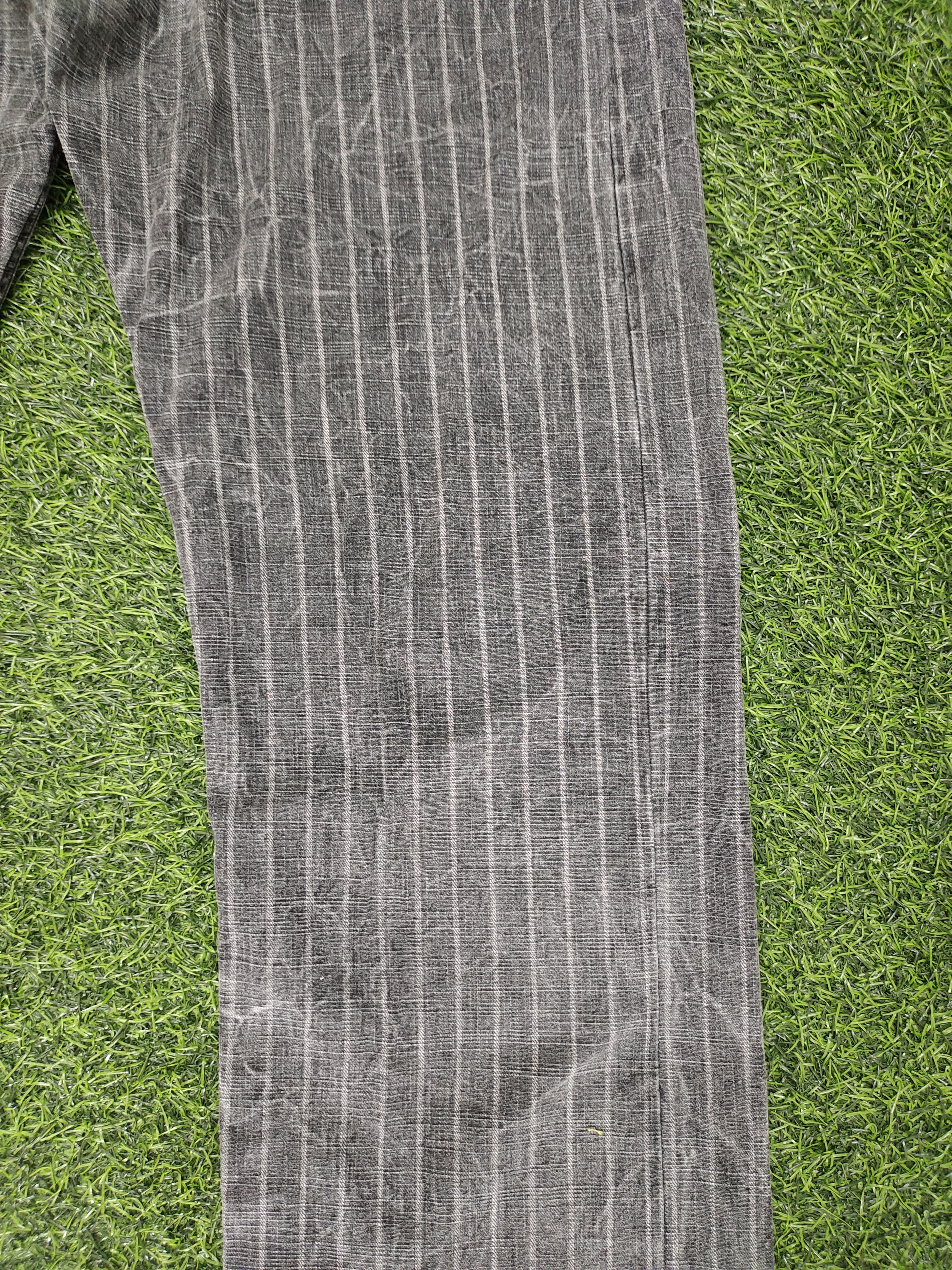 If Six Was Nine Vintage Root Three Japan Black Faded Striped Denim Pants Size US 32 / EU 48 - 4 Thumbnail