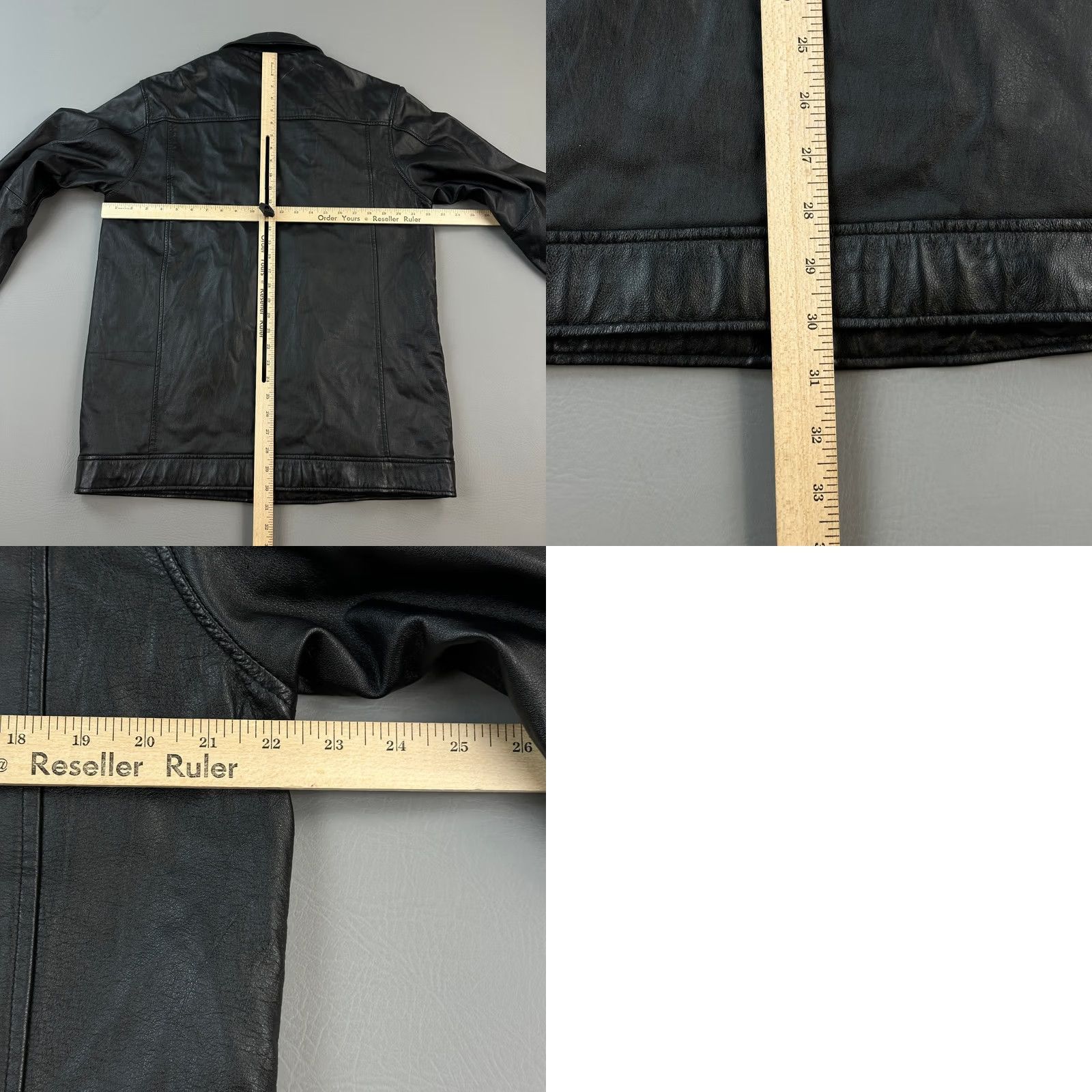 Vintage VINTAGE Wilsons Leather M Julian Jacket Mens Small Black Leather Moto Biker Full Zip Jacket Size US S / EU 44-46 / 1 - 10 Thumbnail