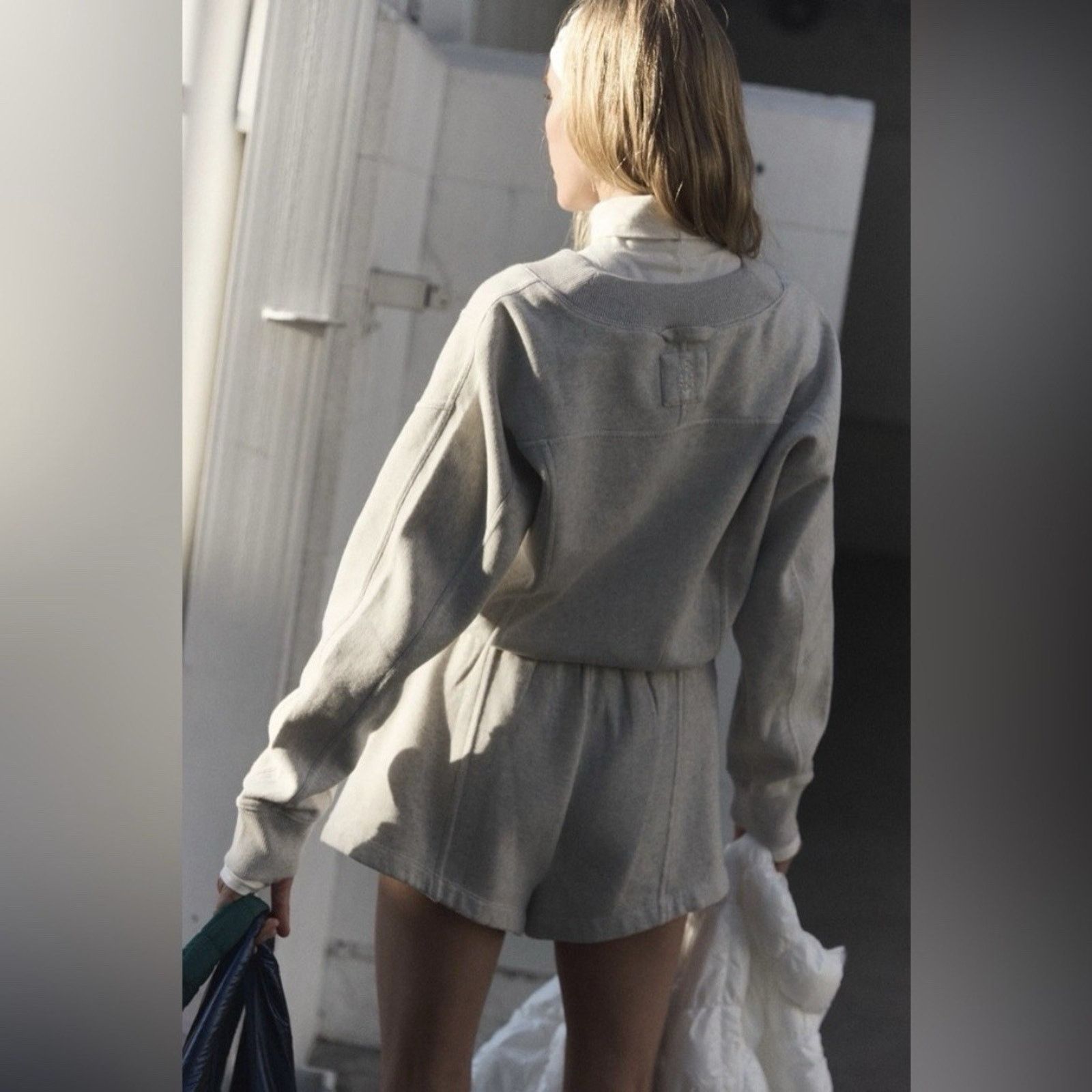 Free People Free People NWT Intercept Romper Medium in Heather Gray Size M / US 6-8 / IT 42-44 - 3 Thumbnail