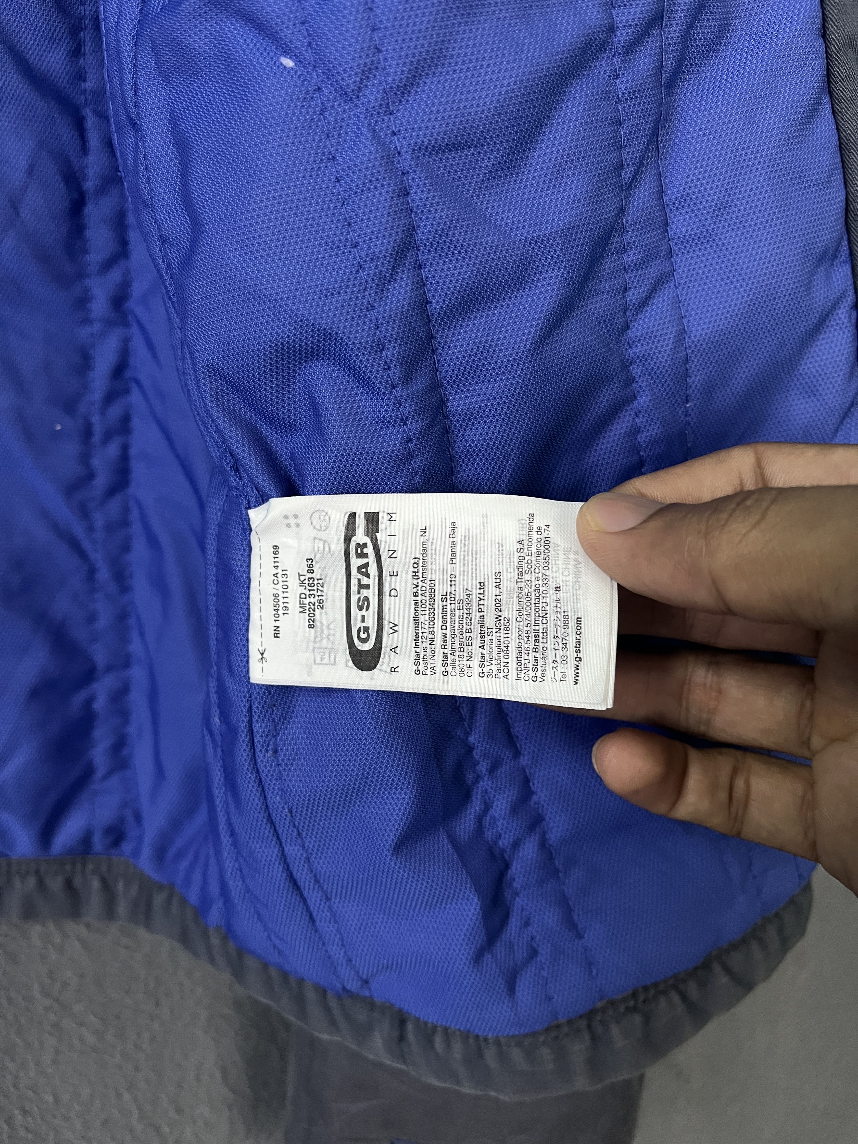 G-Star G-STAR Raw Denim Biker Jacket Soft Padded Asymmetrical Style Size US S / EU 44-46 / 1 - 15 Thumbnail