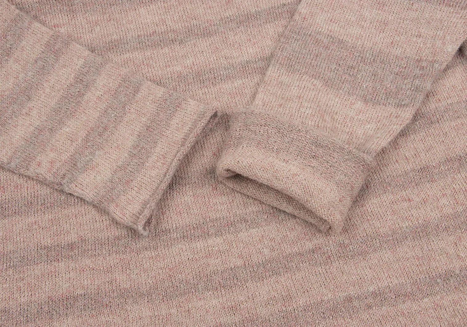 Yohji Yamamoto Yohji Yamamoto Linen Blend Glitter Stripe Sweater Size US M / EU 48-50 / 2 - 7 Thumbnail