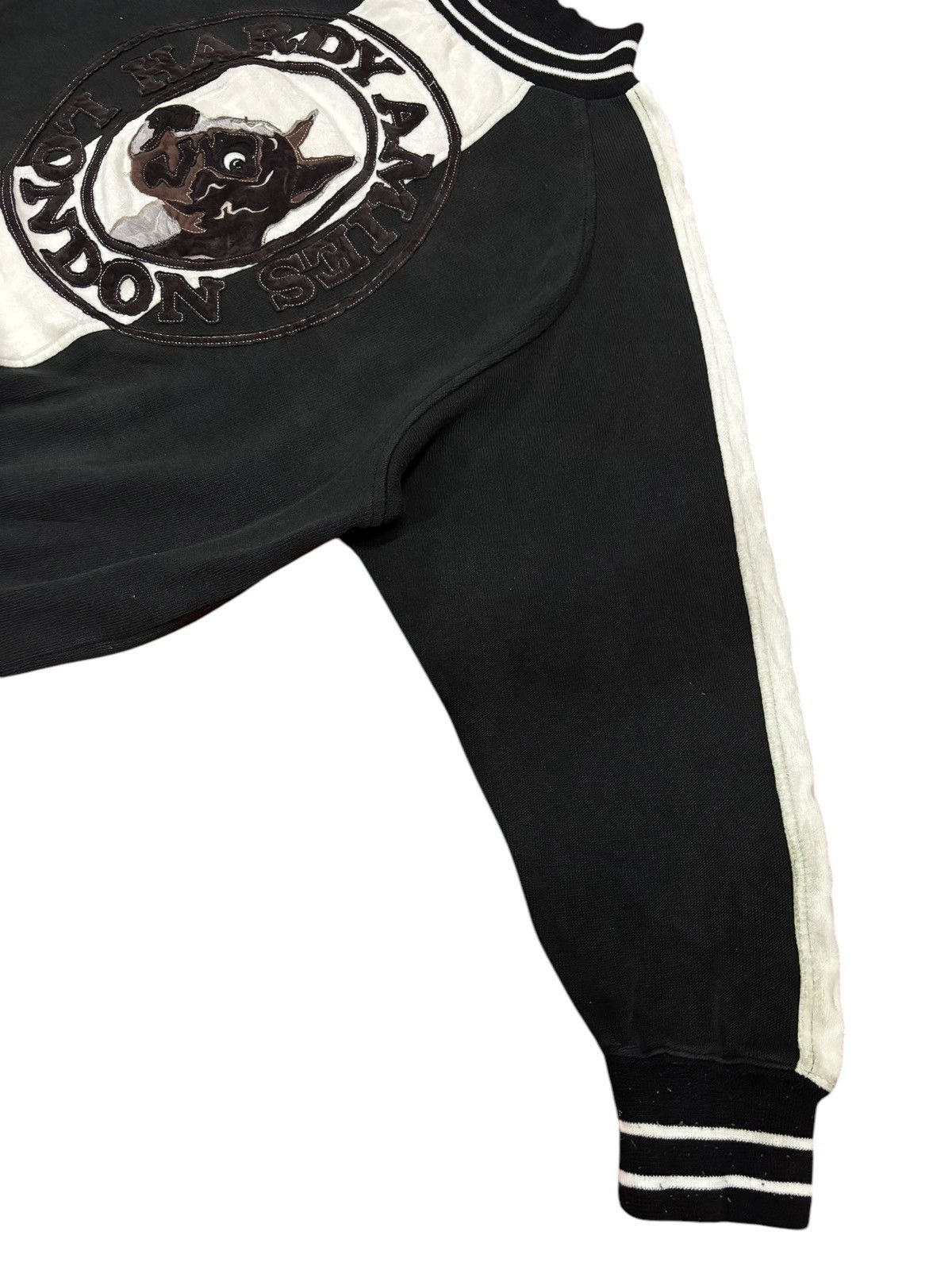Hardy Amies × Vintage Hardy Amies Sport Embroidered Big Logo Bomber Sweatshirt Size US M / EU 48-50 / 2 - 8 Thumbnail