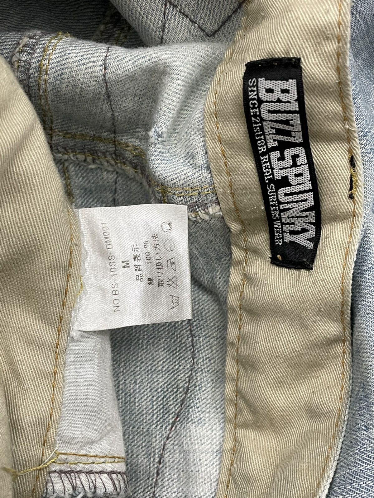 Beauty Beast VINTAGE OG BUZZSPUNKY 90S PUNK SKATE JAPAN RIPPING DENIM Size US 30 / EU 46 - 18 Thumbnail