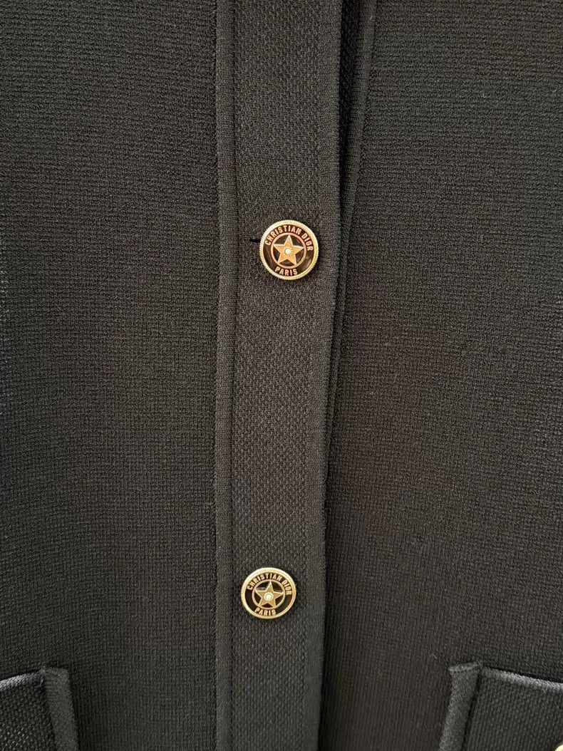 Dior Dior Black five-pointed star button knitted jacket Size XS / US 0-2 / IT 36-38 - 4 Thumbnail
